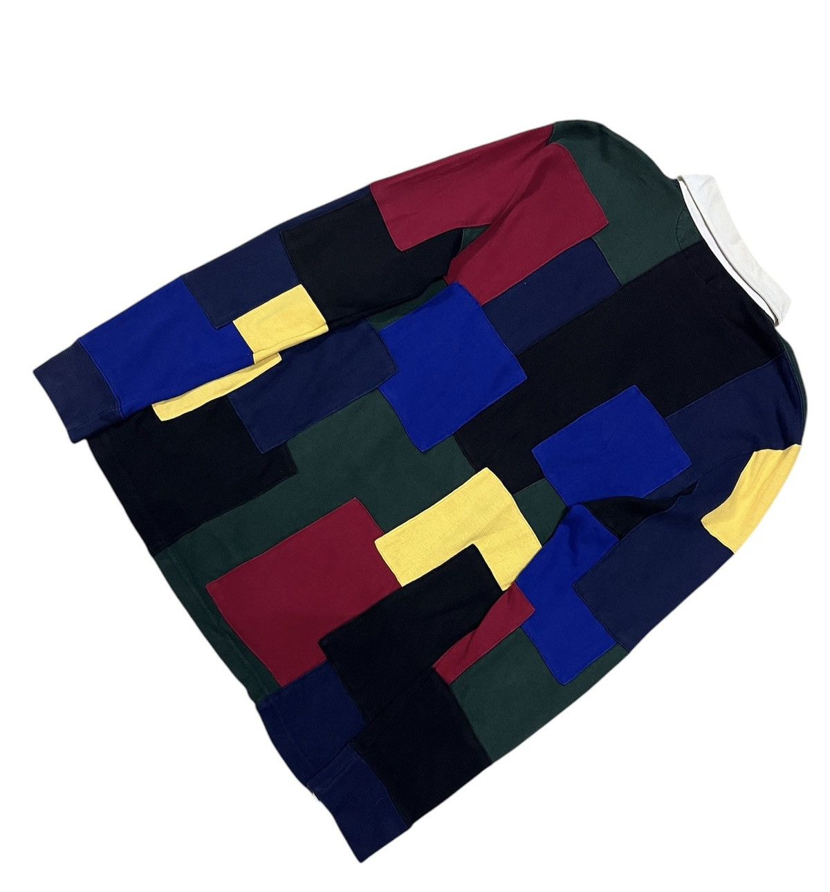 Polo Ralph Lauren Vintage Polo ralph lauren rugby patchwork Size US L / EU 52-54 / 3 - 8 Thumbnail