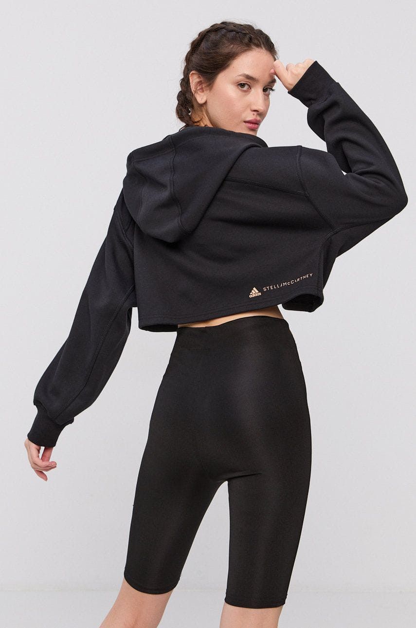 Adidas × Designer Adidas stella mccartney cropped hoodie Size M / US 6-8 / IT 42-44 - 2 Thumbnail