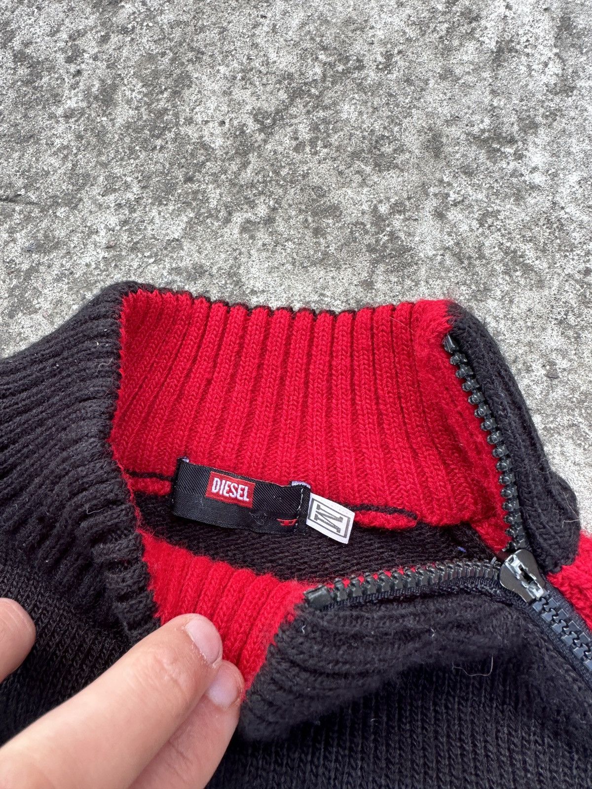 Diesel Y2K Vintage Diesel Big Logo knitwear Avant Garde Casual VTg Size US M / EU 48-50 / 2 - 4 Thumbnail