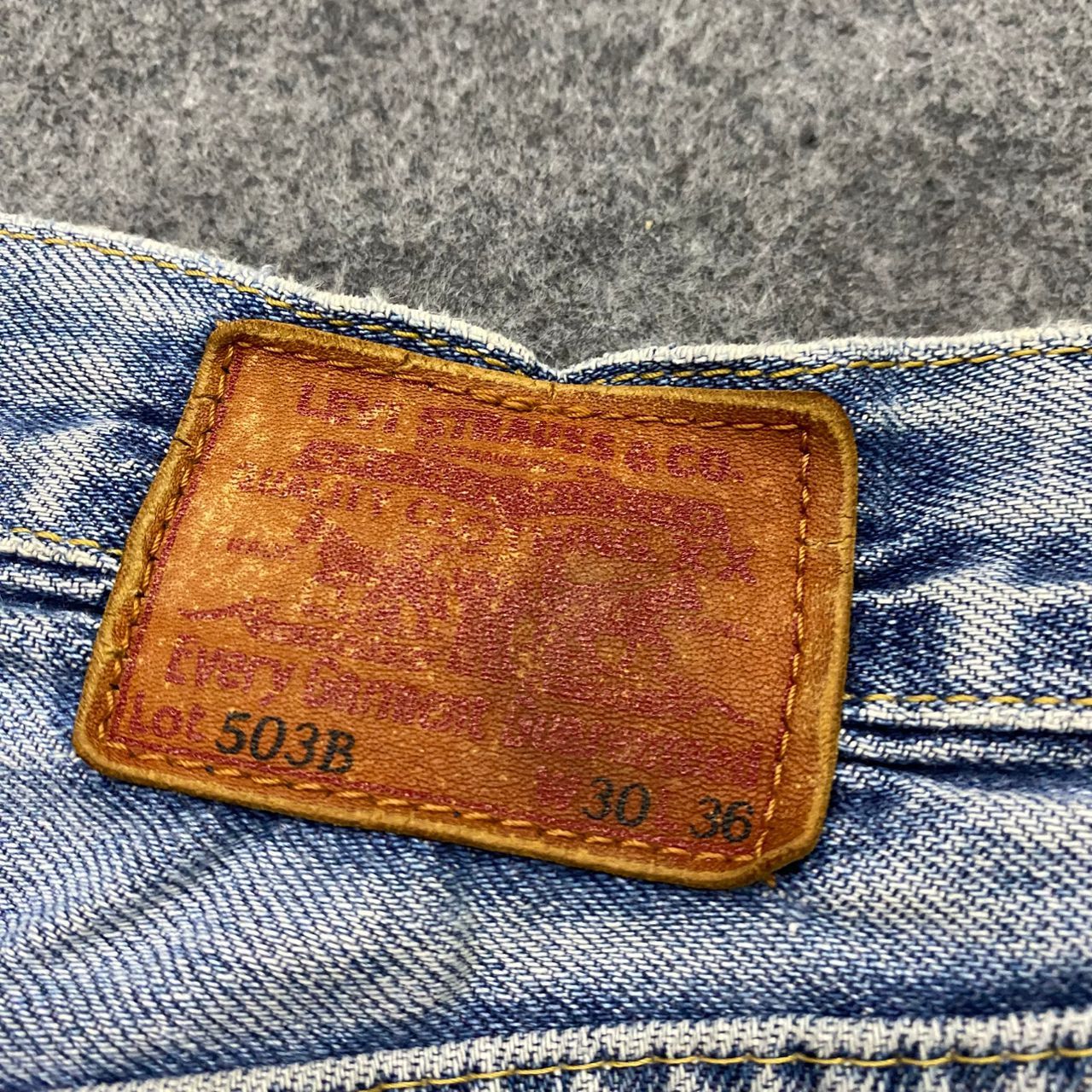 Levi's Vintage Clothing Vintage Levis Big E Selvegde Denim Kurt Cobain Style Size US 29 - 15 Thumbnail