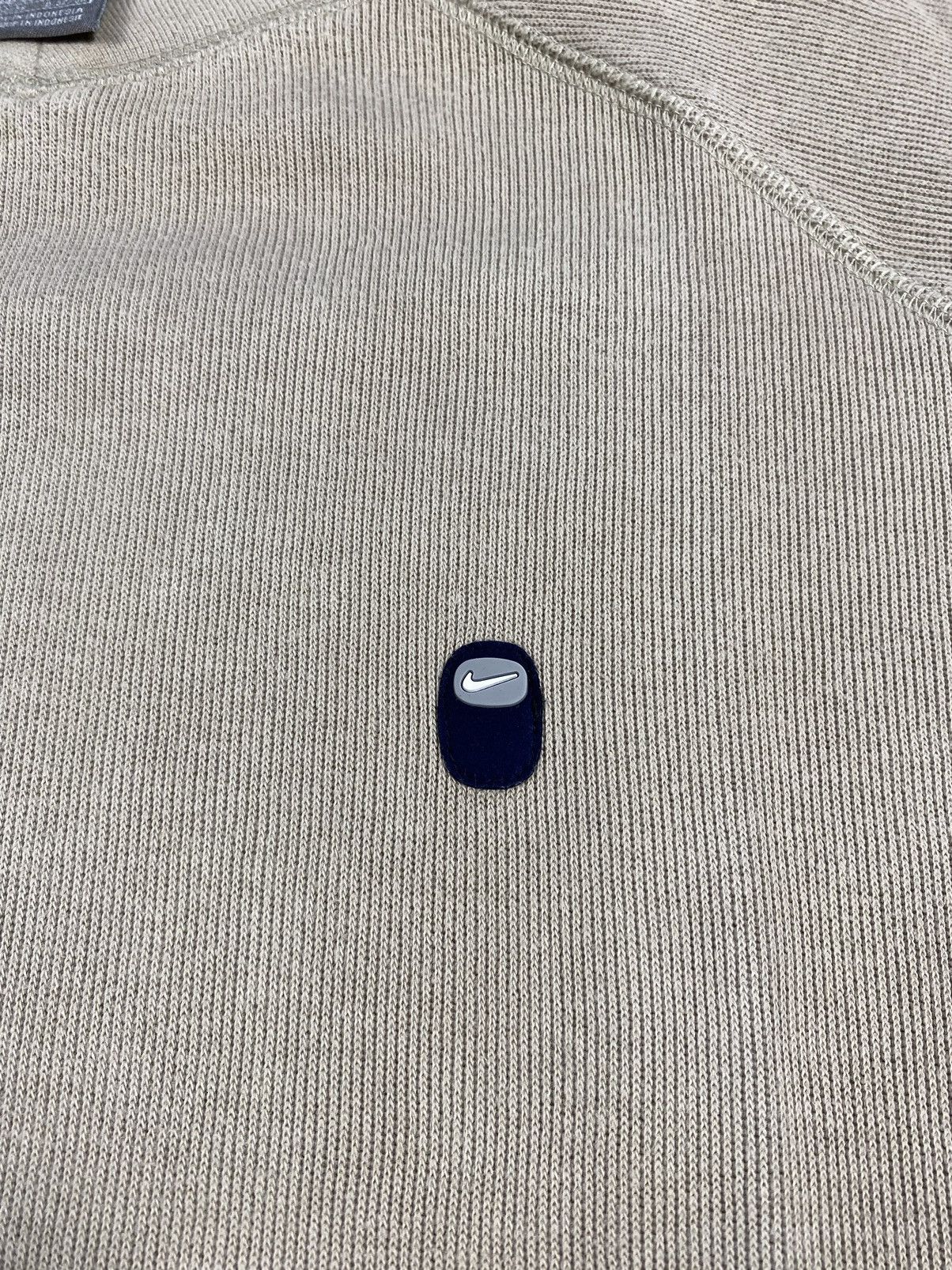 Nike × Vintage Vintage Nike Drill Sweatshirt With Mini Logo Size Large Size US L / EU 52-54 / 3 - 9 Thumbnail