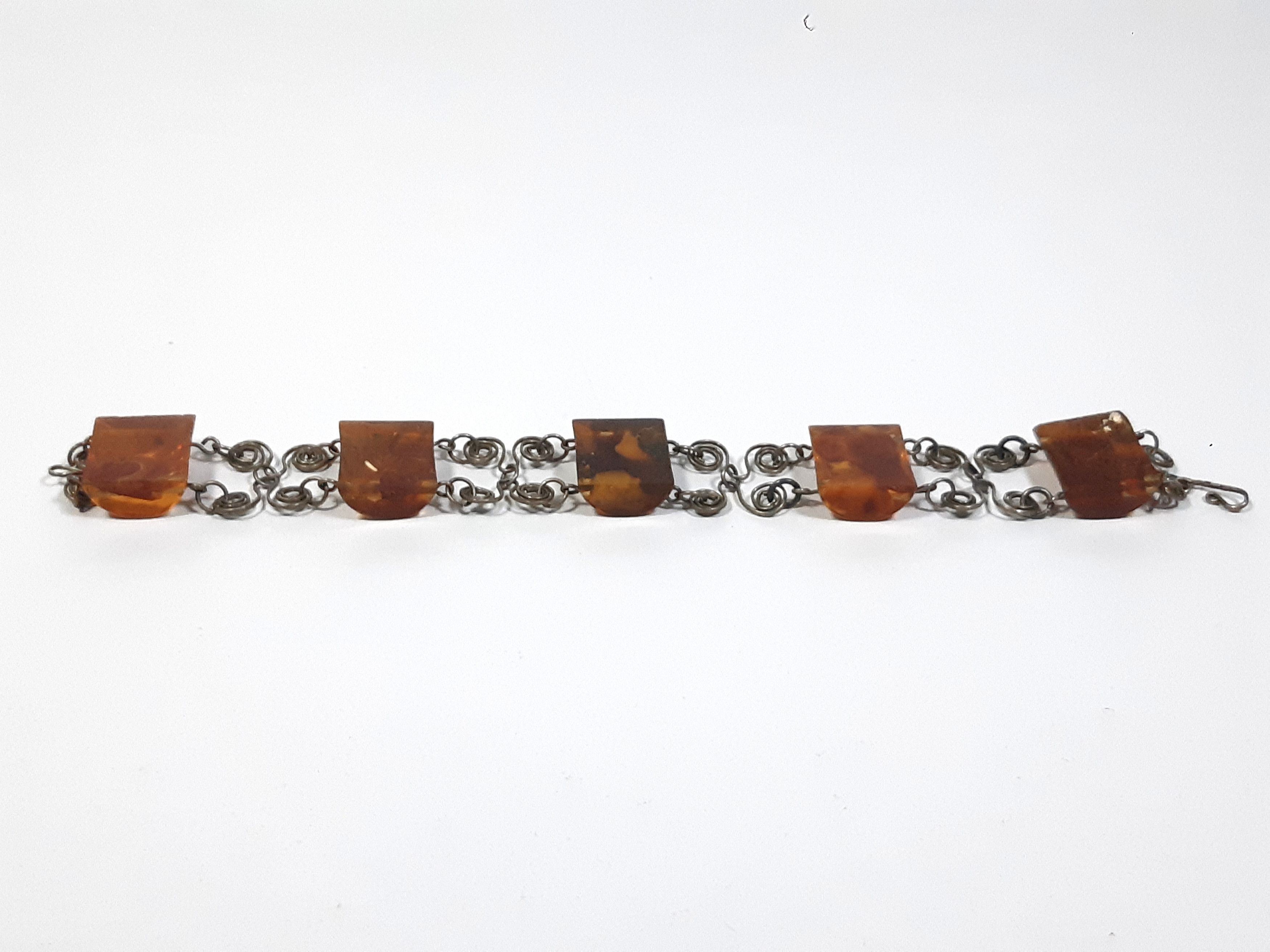 Other Antique bracelet amber / silver 835 Size ONE SIZE - 5 Thumbnail