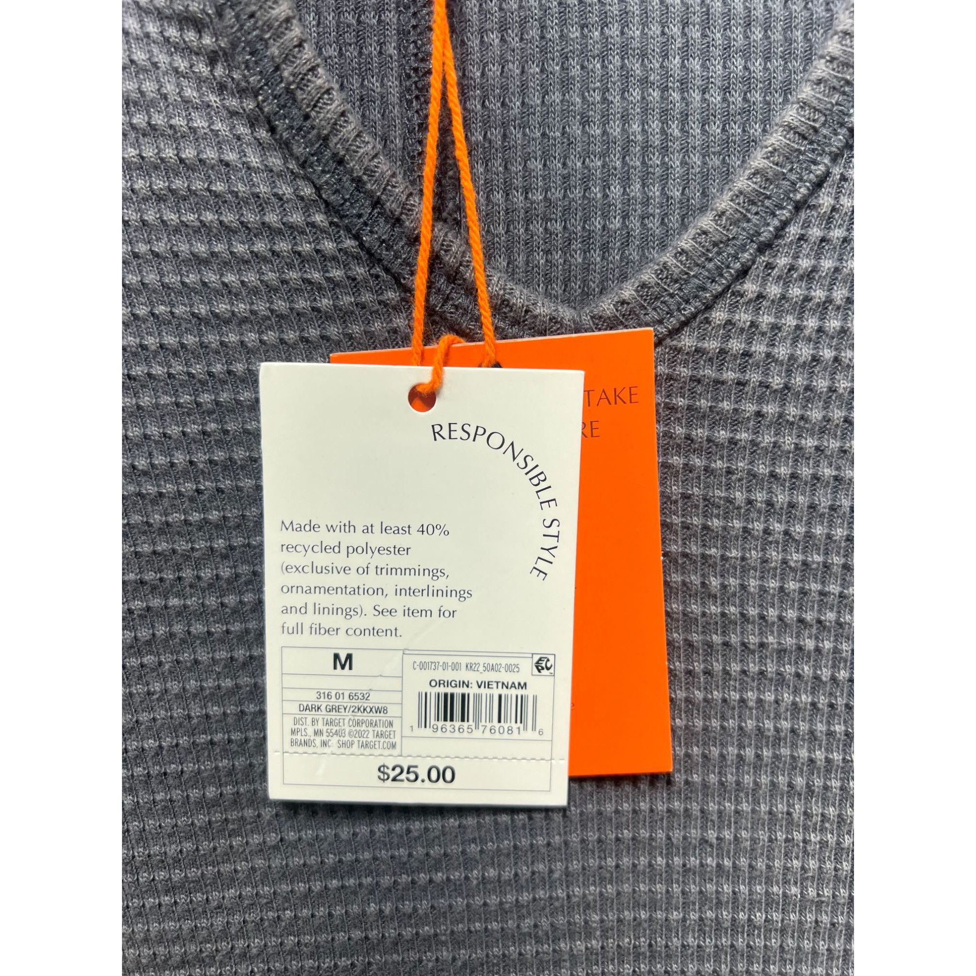 Other Knox Rose - Women's Long Sleeve Notch Neck Thermal Top - Dar Size M / US 6-8 / IT 42-44 - 10 Thumbnail