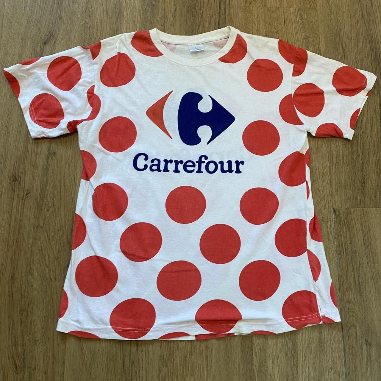 Other Carrefour polka dot T-shirt #polkadot Vintage y2k funny Size US M / EU 48-50 / 2 - 1 Thumbnail