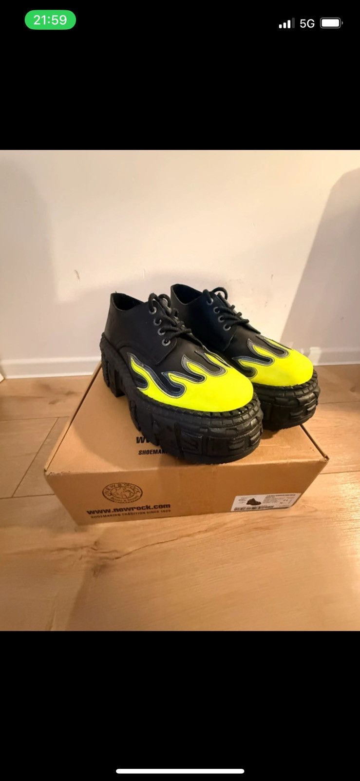 New Rock New rock platform boots Size US 11.5 / EU 44-45 - 1 Thumbnail