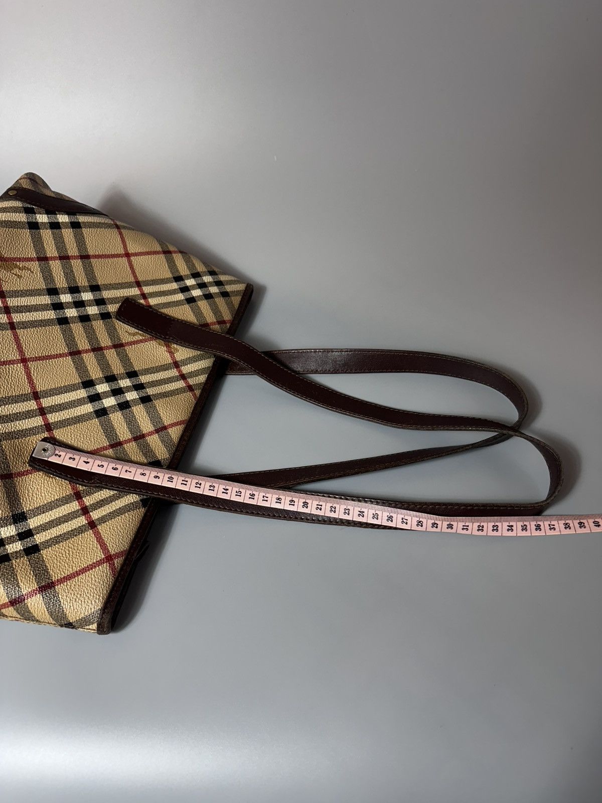 Burberry Borsa Burberry 'Haymarket Check' Tote Bag Size ONE SIZE - 13 Thumbnail