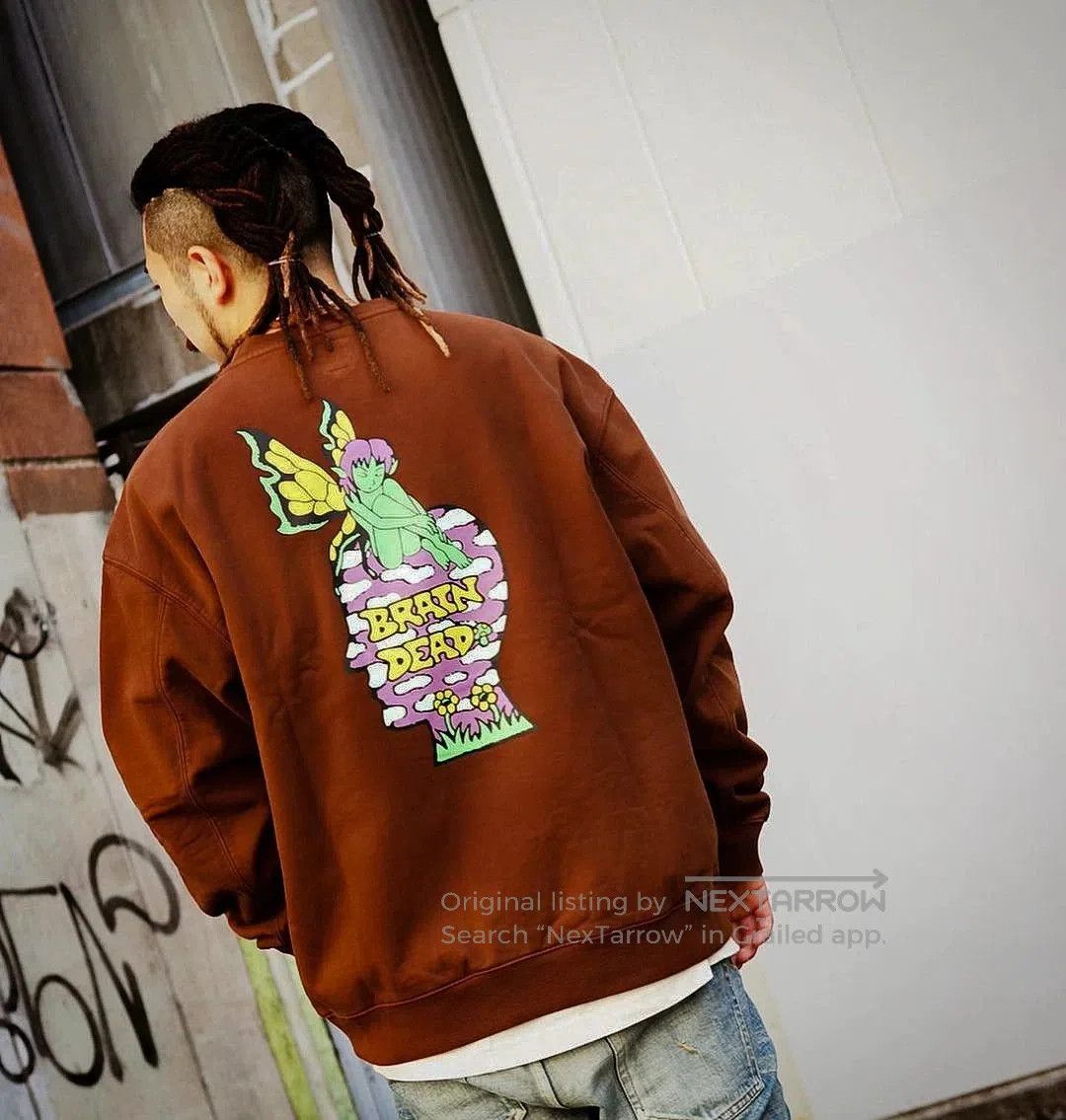 Brain Dead brain dead mushroom house crewneck sweatshirt. Size US M / EU 48-50 / 2 - 8 Thumbnail