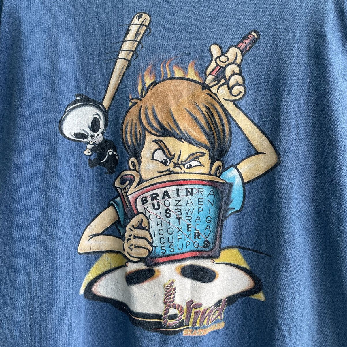 Blind Skateboards Vintage Thrashed Blind Skateboards Tee Shirt Size US M / EU 48-50 / 2 - 2 Thumbnail