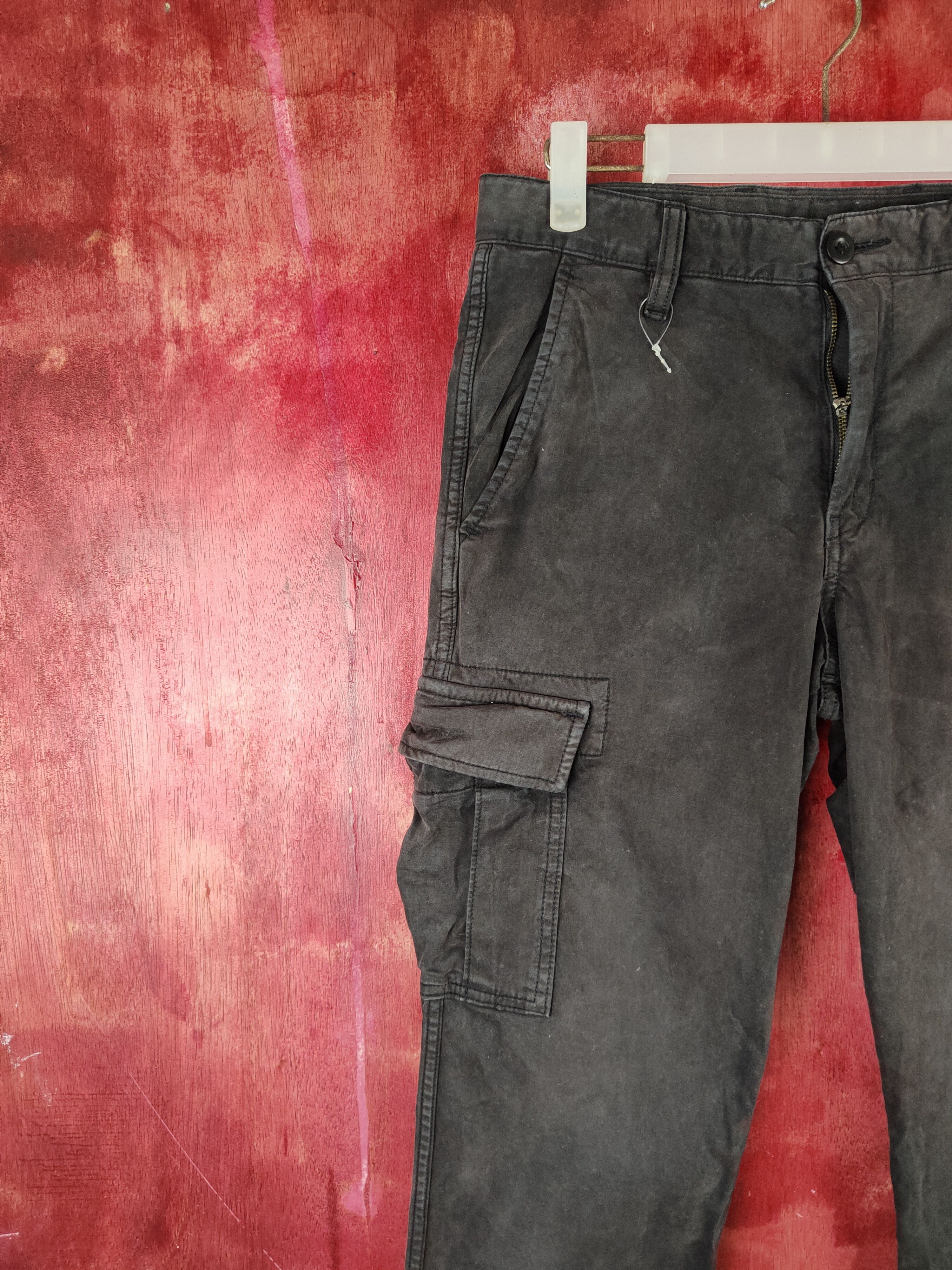 Japanese Brand × Uniqlo Uniqlo Black Faded Multipocket Tactical Cargo Pants #S1501 Size US 30 / EU 46 - 3 Thumbnail