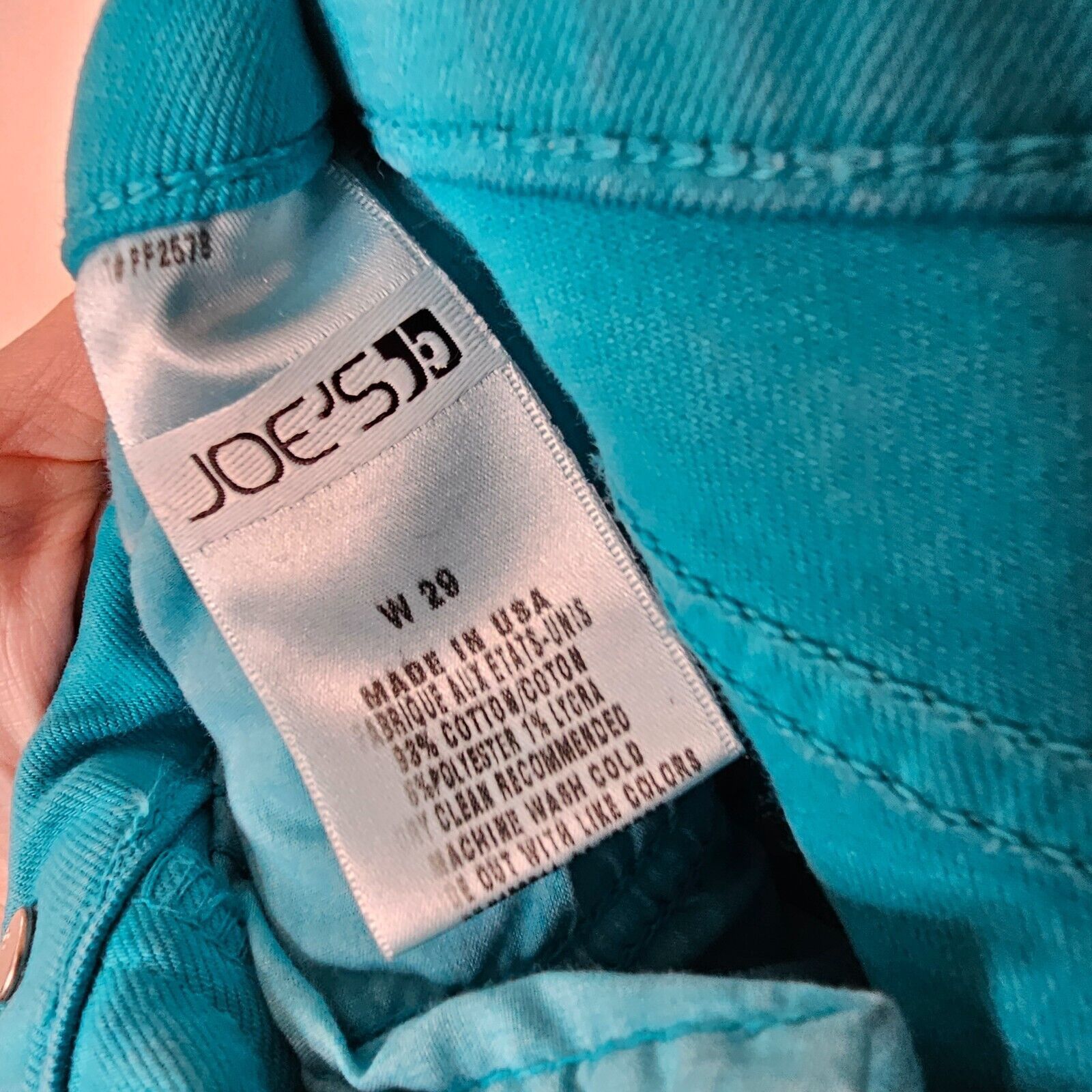 Other Joe’s Teal Aqua Blue Denim 5-Pocket Jean Short Shorts 29 Size 29" - 4 Thumbnail
