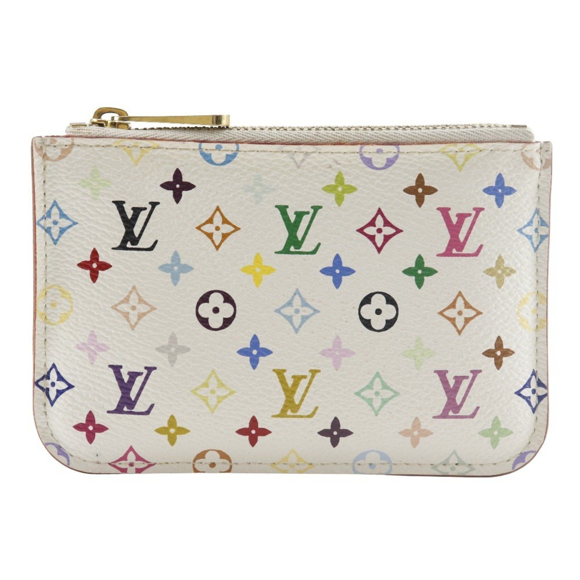 Louis Vuitton Louis Vuitton Pochette Cree Coin Case M93734 Monogram Multicolore 2009 White C019 Women's S182925869 Size ONE SIZE - 1 Thumbnail