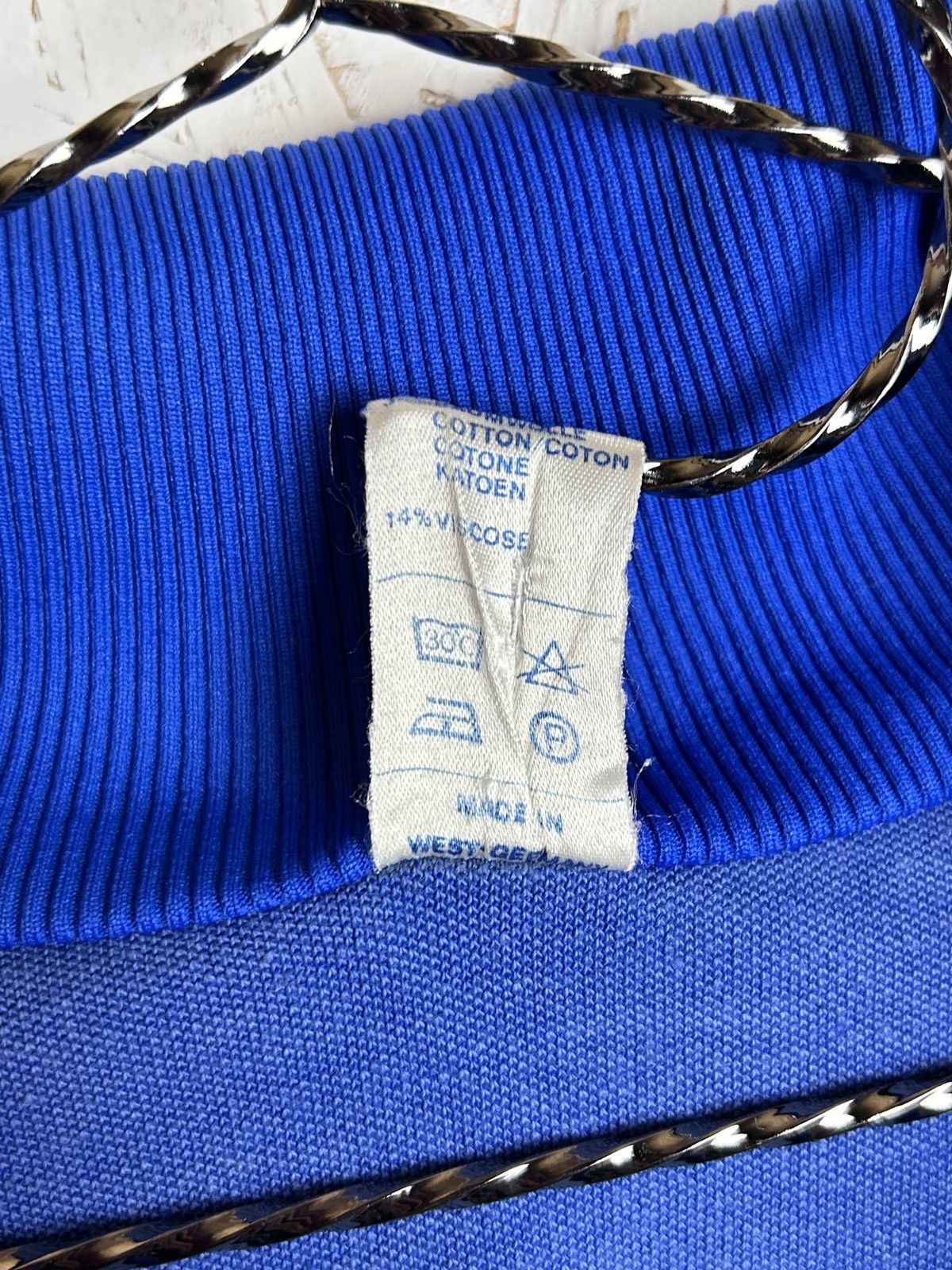 Adidas 80s Adidas Made In West Germany Tracksuit Jacket In Blue Size US M / EU 48-50 / 2 - 8 Thumbnail