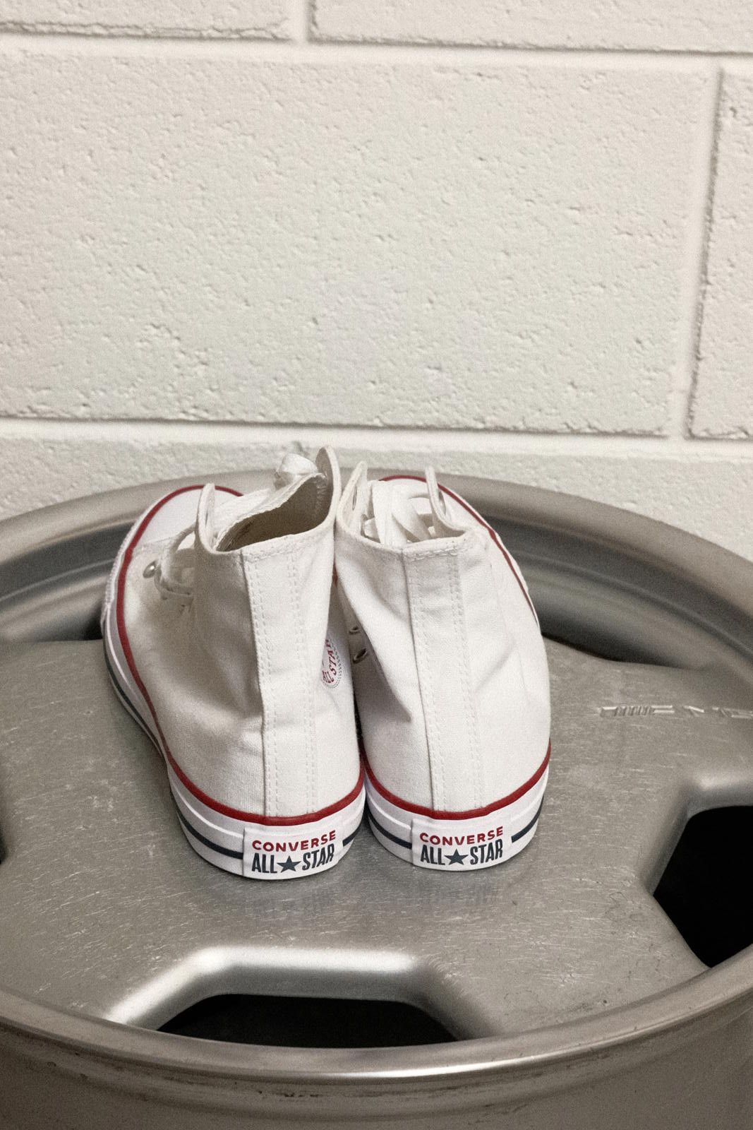 Converse White Converse Chuck Taylor All Star High Top Shoes W8 Size US 8 / IT 38 - 3 Thumbnail