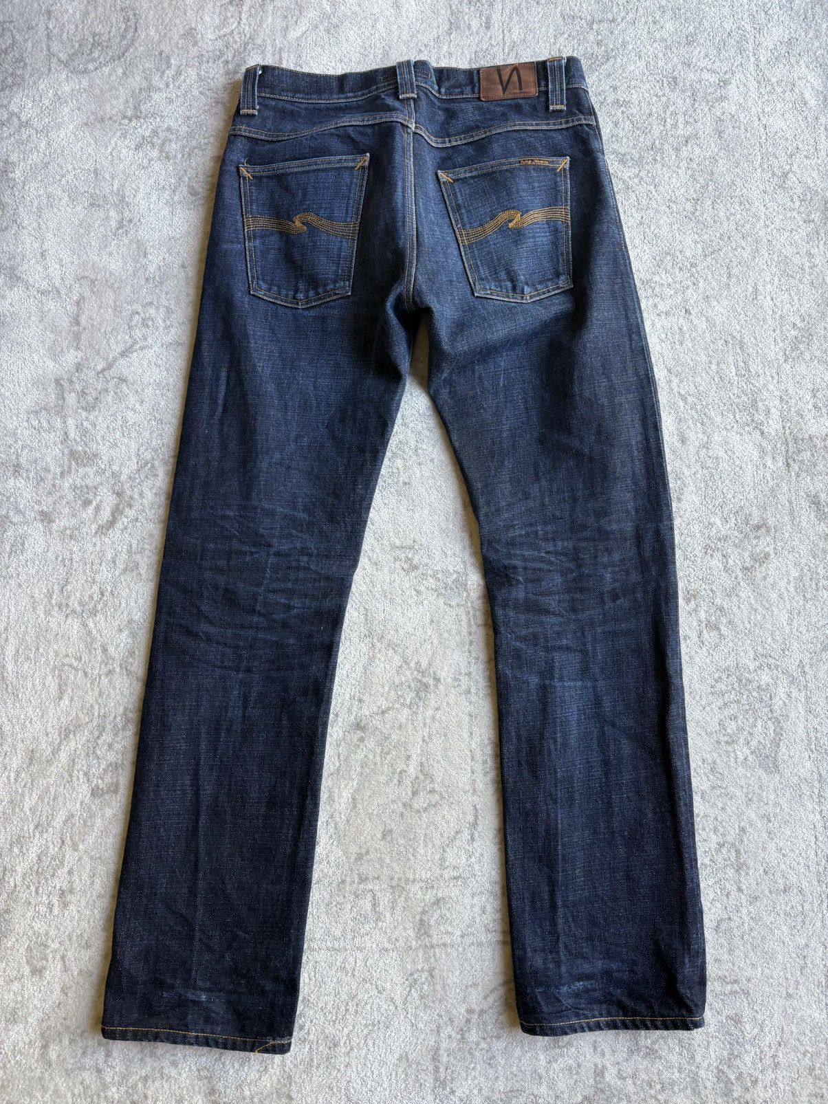 Nudie Jeans Nudie Jeans Straight Alf Denim Dry Heavy Size US 31 - 6 Thumbnail
