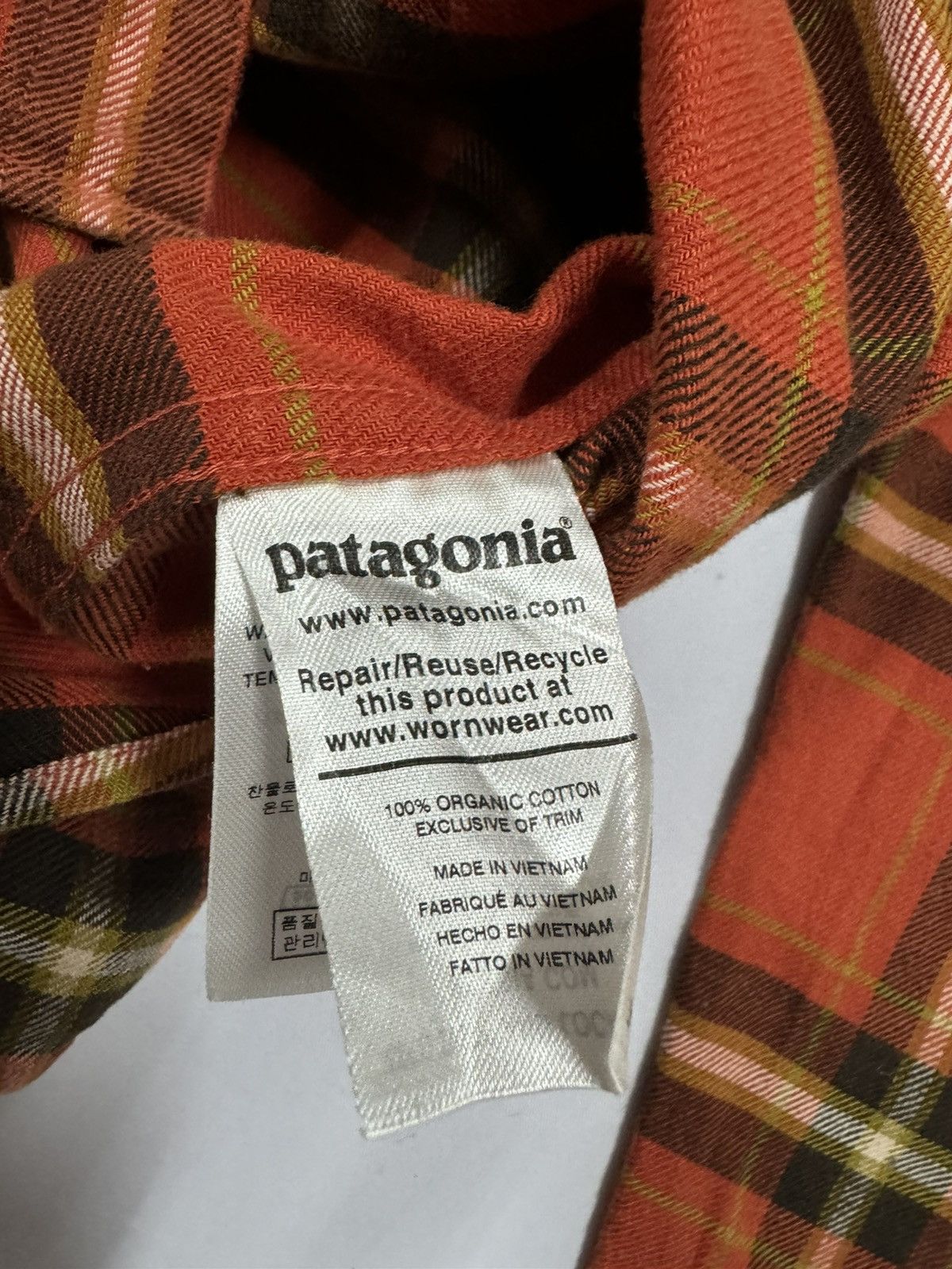 Patagonia Patagonia Organic Cotton Tartan Flannel Size US S / EU 44-46 / 1 - 12 Thumbnail