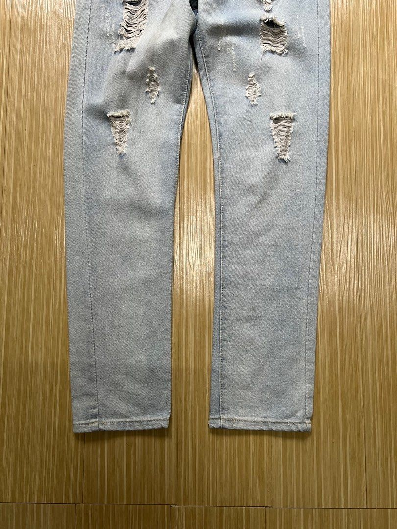 Japanese Brand Japanese Brand Distressed Rock Fashion Denim Pant Size US 30 / EU 46 - 4 Thumbnail