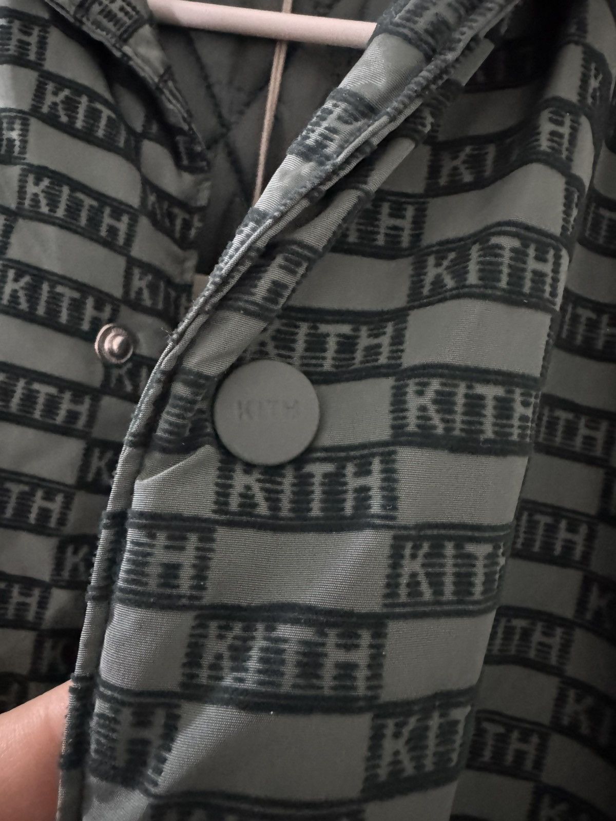 Kith Kith Flocked Monogram Puffed Devon Shirt Rhythm Ronnie Fieg Size US M / EU 48-50 / 2 - 4 Thumbnail