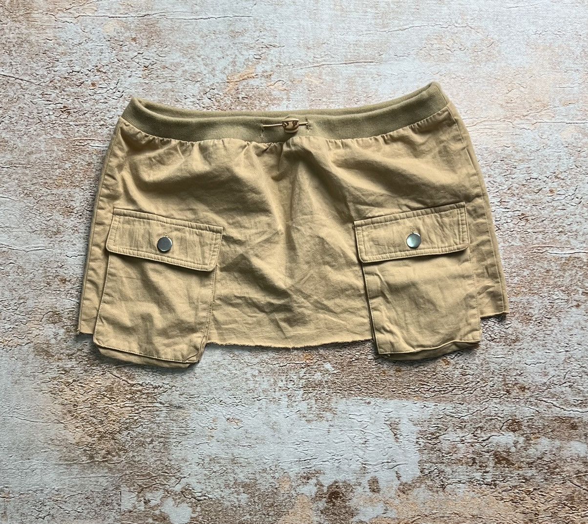 Vintage Vintage super mini cargo skirt Size 28" / US 6 / IT 42 - 1 Thumbnail