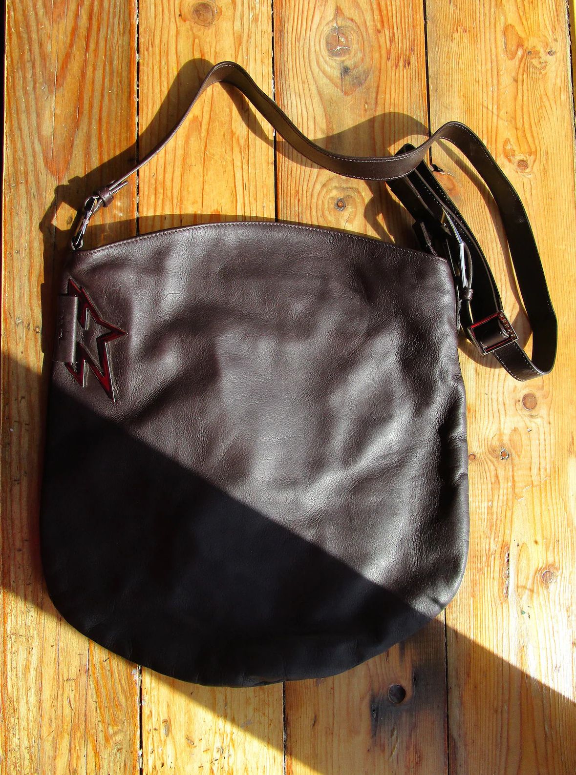 Star Leather Shoulder Bag