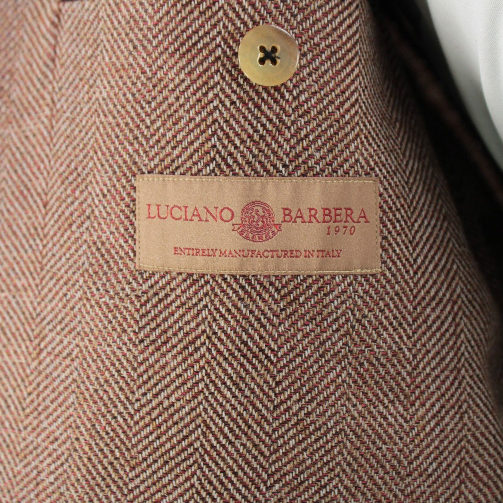 Luciano Barbera Luciano Barbera Sport Coat Size 44 US in Brown Size 44R - 7 Thumbnail