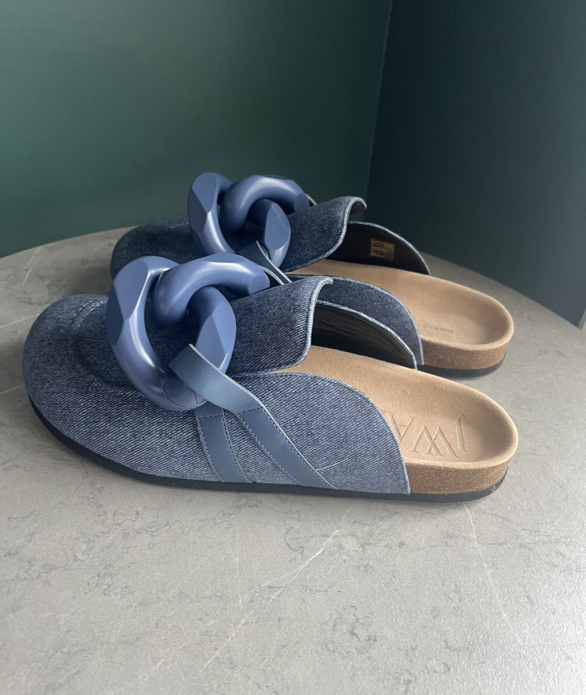 JW Anderson JW ANDERSON Chain Link Denim Mule Loafer Size US 10.5 / EU 43-44 - 7 Thumbnail