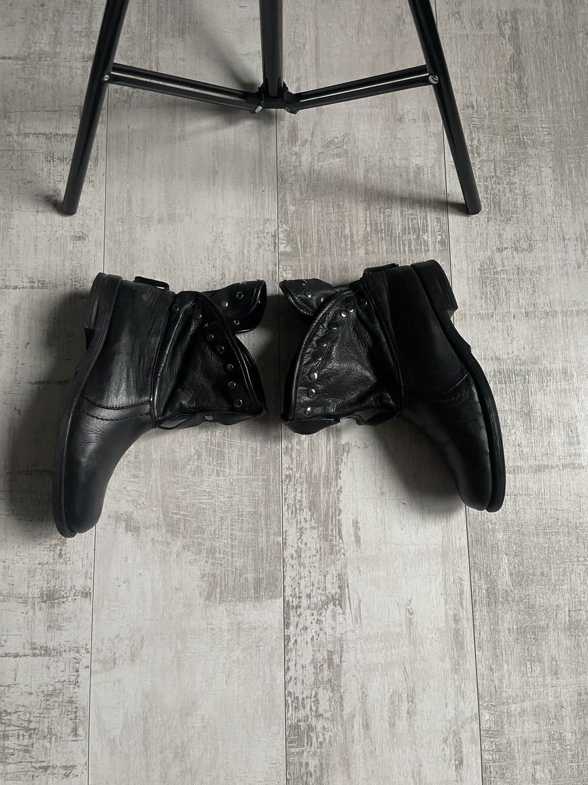 Buffalo London Avant Garde 00’s Buffalo Leather Boots Vintage RARE Size US 9 / IT 39 - 3 Thumbnail