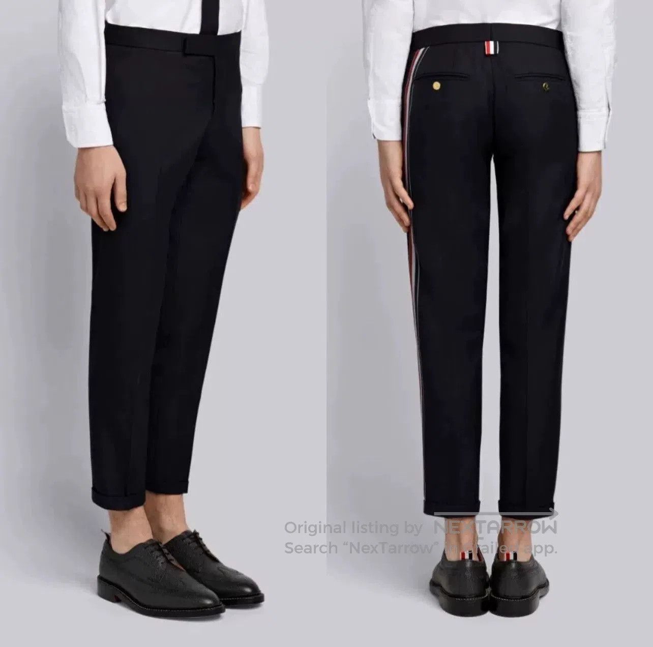 Thom Browne Thom Browne Wool Pants with Stripes. Size US 42 / EU 58 - 7 Thumbnail