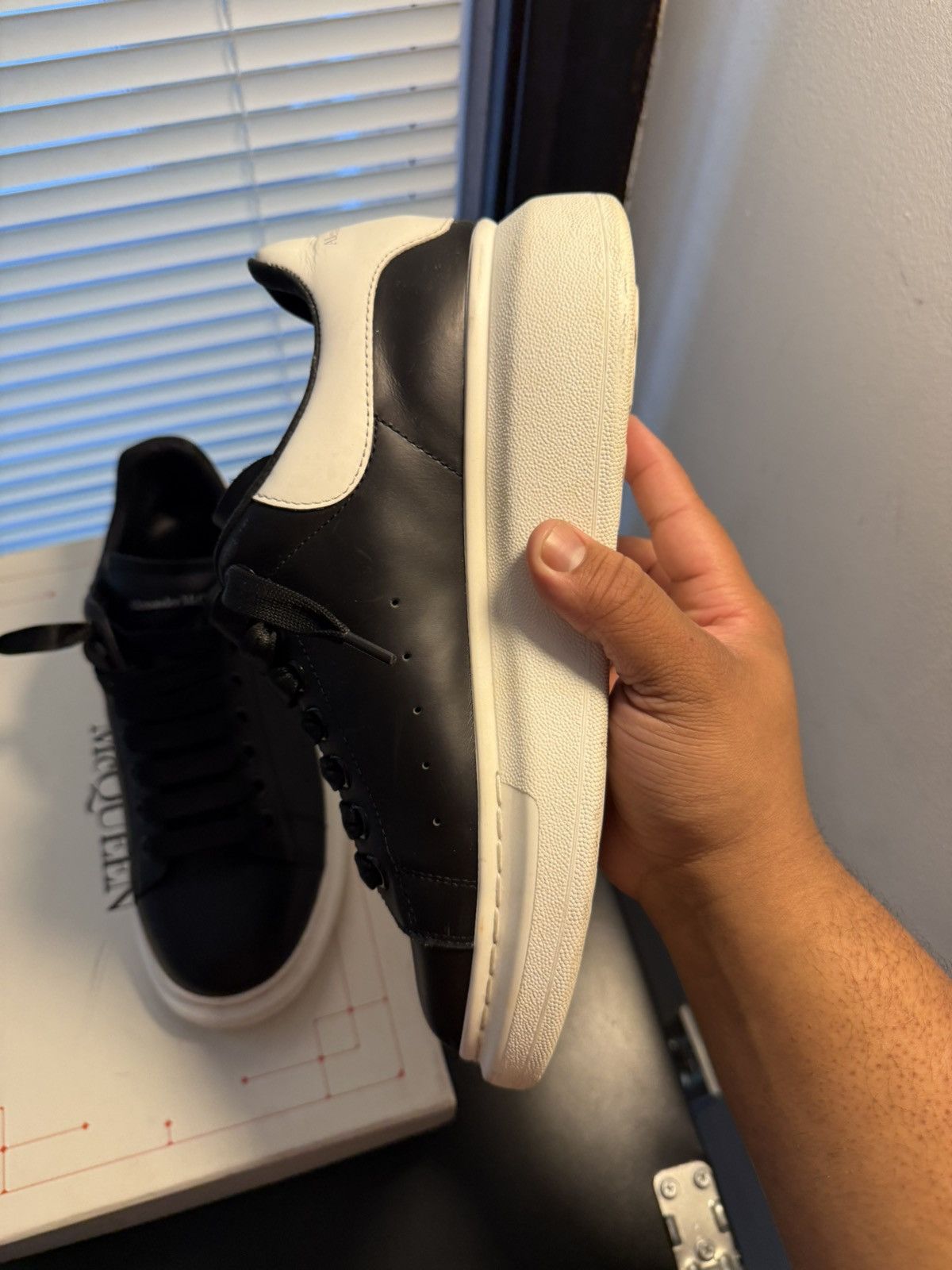 Alexander McQueen Alexander Mcqueen Black Sneakers Size 7 US / 40 EU Size US 7 / EU 40 - 12 Thumbnail