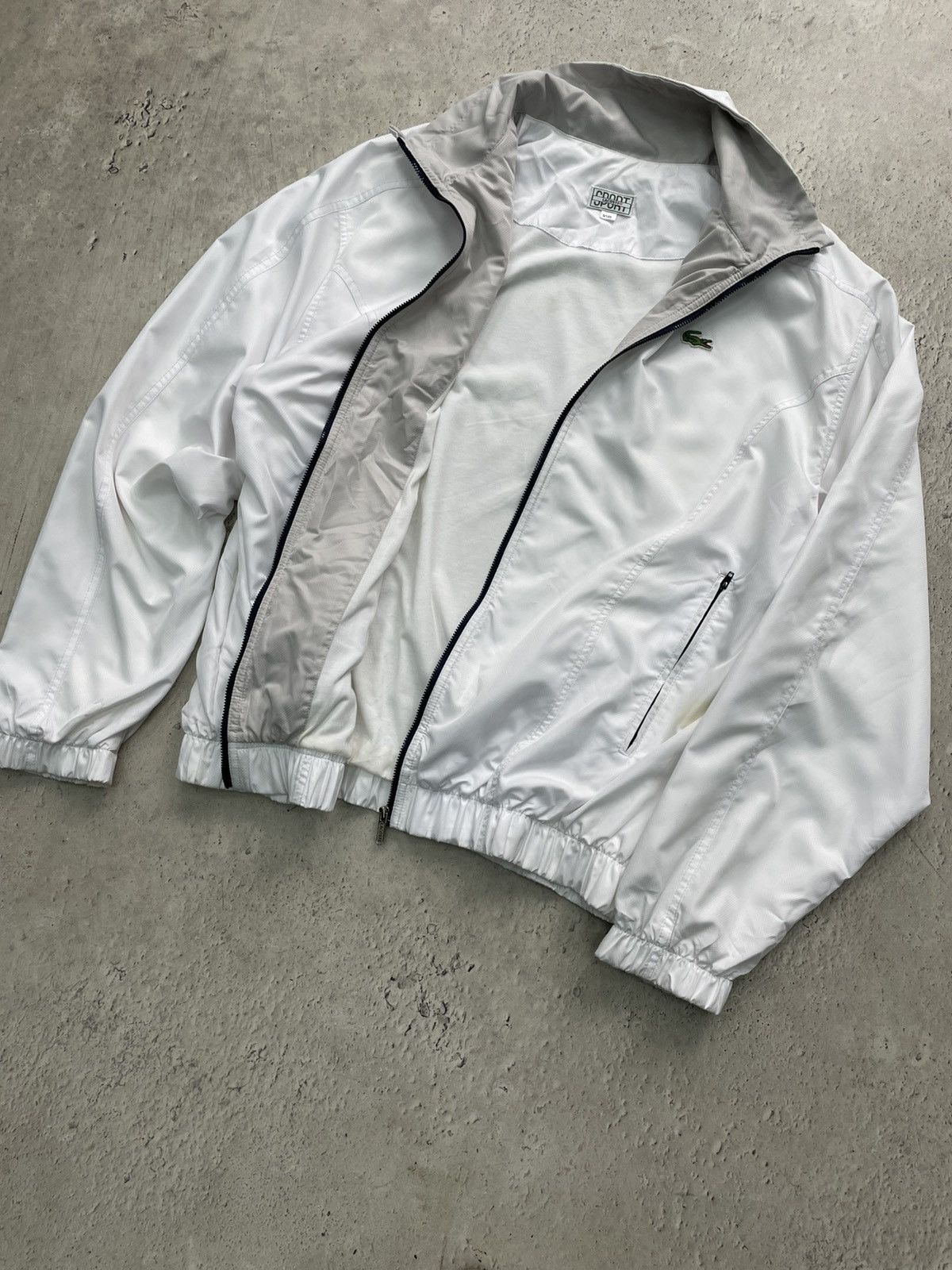 Lacoste Lacoste classic track swuit nylon jacket + pants streetwear Size US 36 / EU 52 - 3 Thumbnail