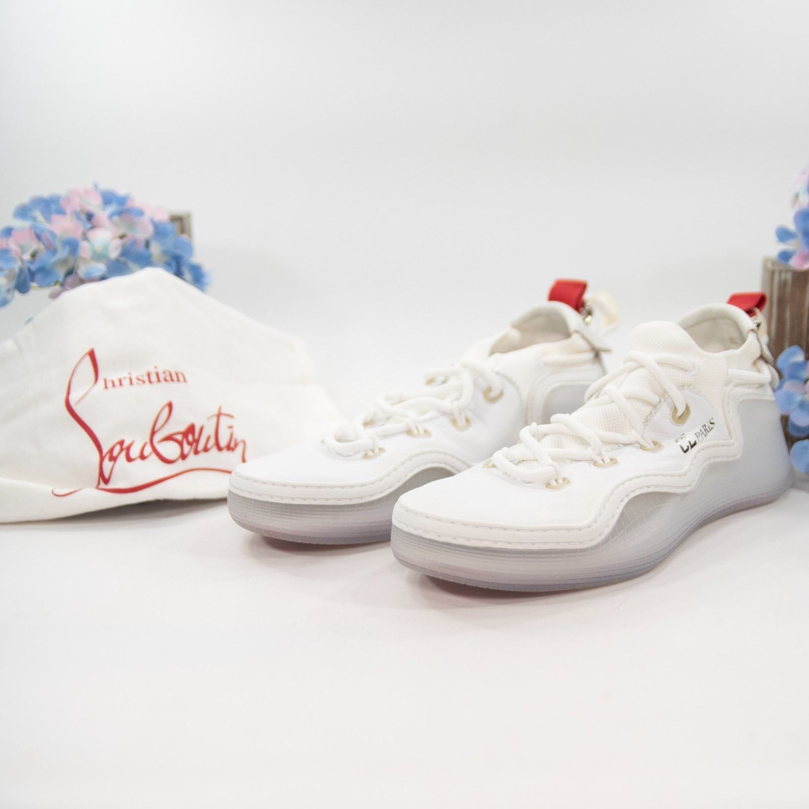 Christian Louboutin Christian Louboutin Arpoador White Leather Sneakers 40 NWOB Size US 9 / IT 39 - 1 Thumbnail