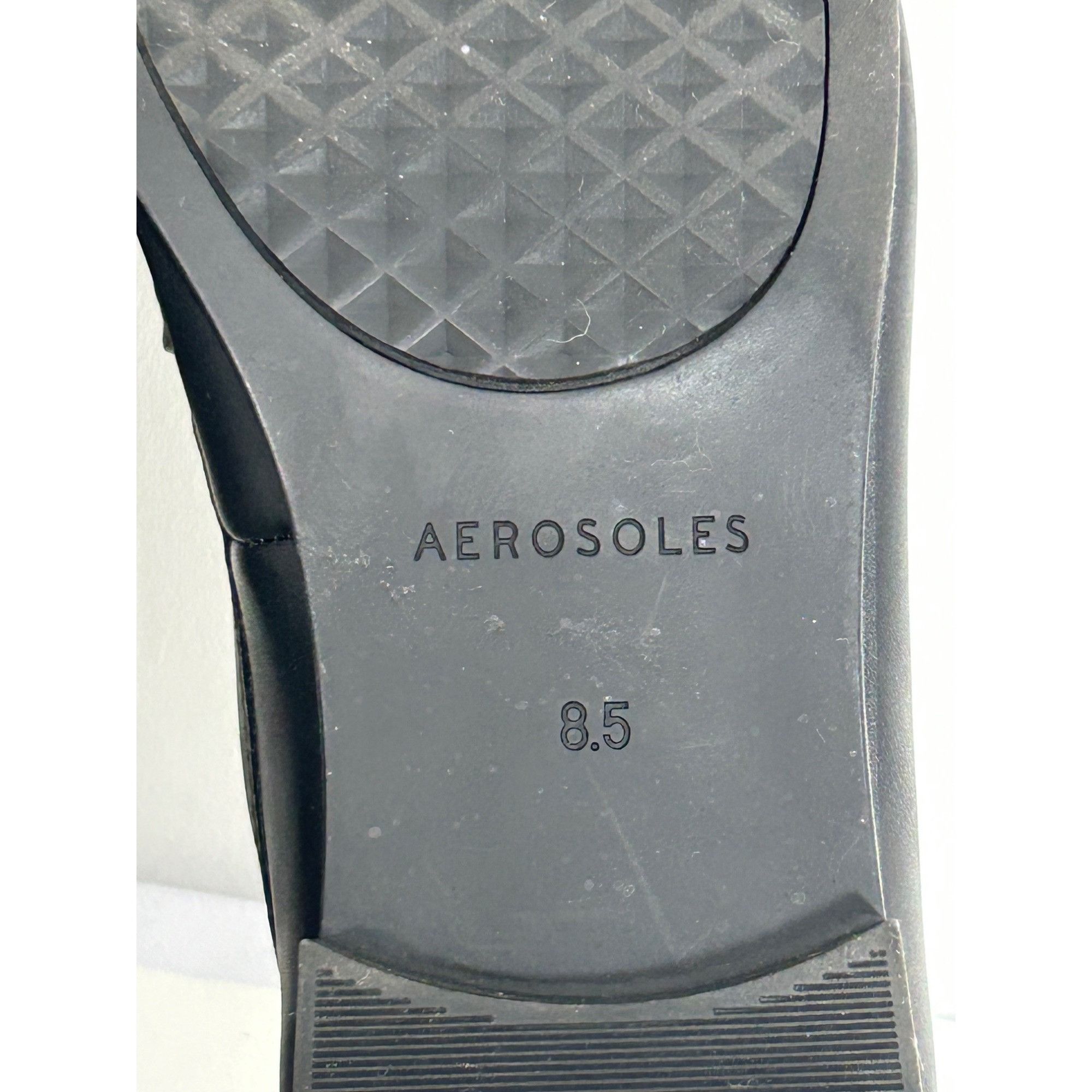 Other Aerosoles Ellis Loafers Black Faux Leather 8.5M Bow Casual Size US 8.5 / IT 38.5 - 8 Thumbnail