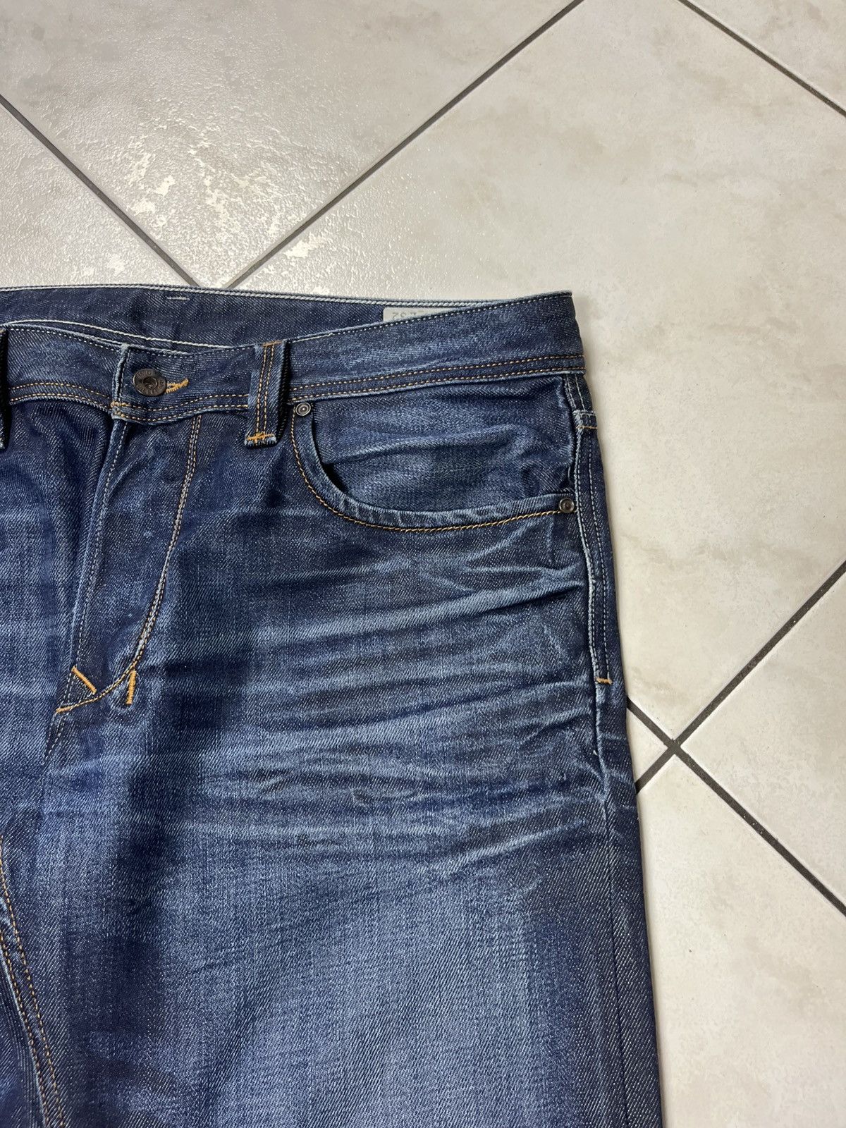 Diesel × Vintage Vintage Diesel larkee waxed y2k distressed denim jeans pants Size US 34 / EU 50 - 6 Thumbnail