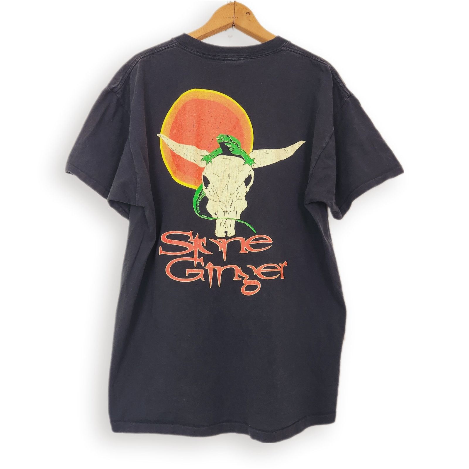 Delta 90s Single Stitch T-Shirt Skull Lizard Stone Ginger SW XL Size US XL / EU 56 / 4 - 1 Thumbnail