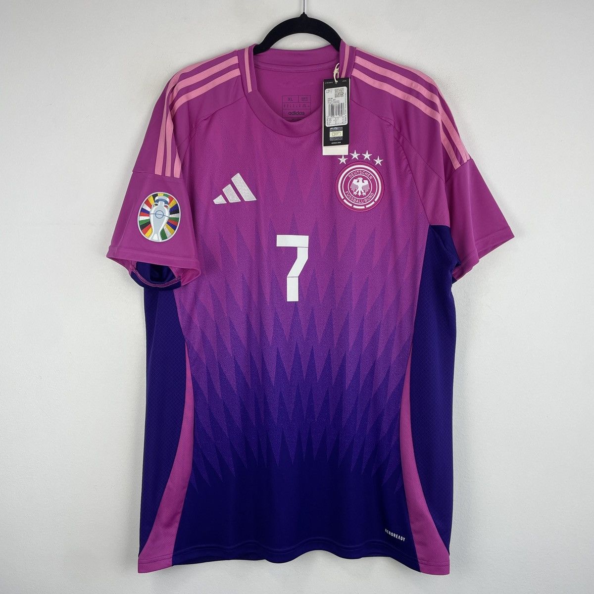 Adidas Germany Kai Havertz Adidas Pink Jersey Euro 2024 size XL Size US XL / EU 56 / 4 - 2 Thumbnail