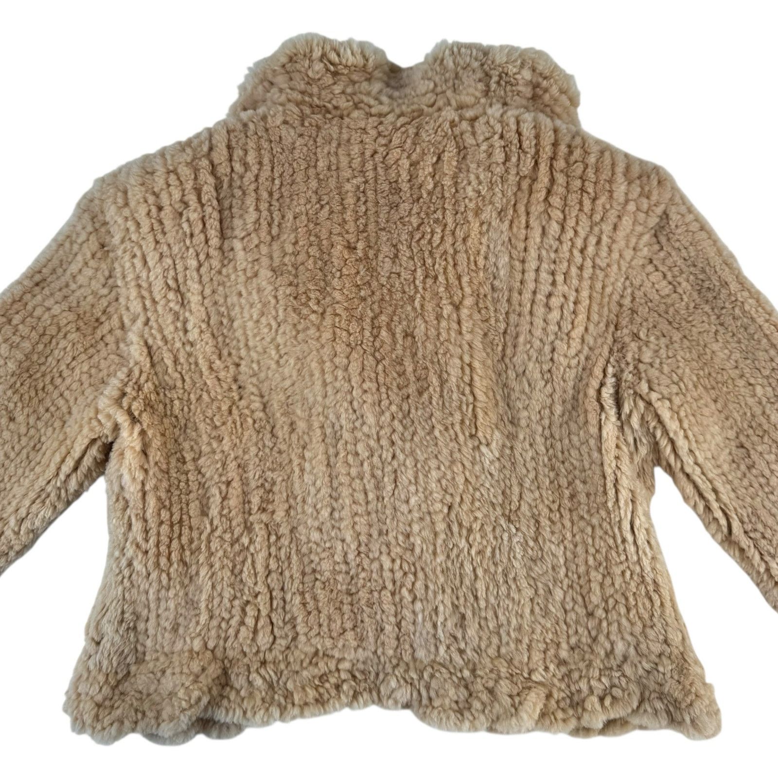 Salvatore Ferragamo Ferragamo Shearling Ruffle Jacket Size S / US 4 / IT 40 - 6 Thumbnail