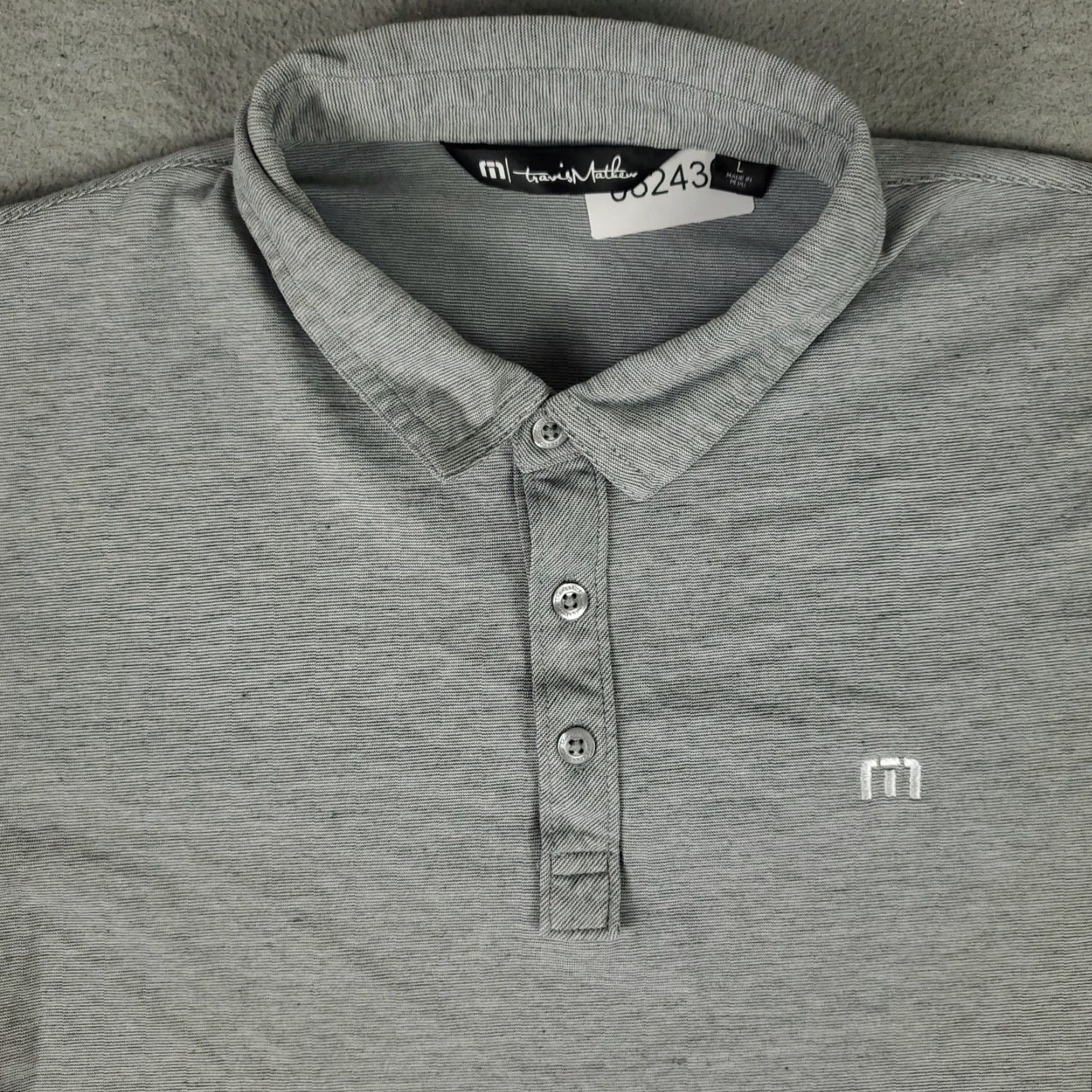 TravisMathew Travis Mathew Polo Shirt Mens L Gray Golf Casual Short Sleeve Polo Shirt Men Gray Size US L / EU 52-54 / 3 - 2 Thumbnail