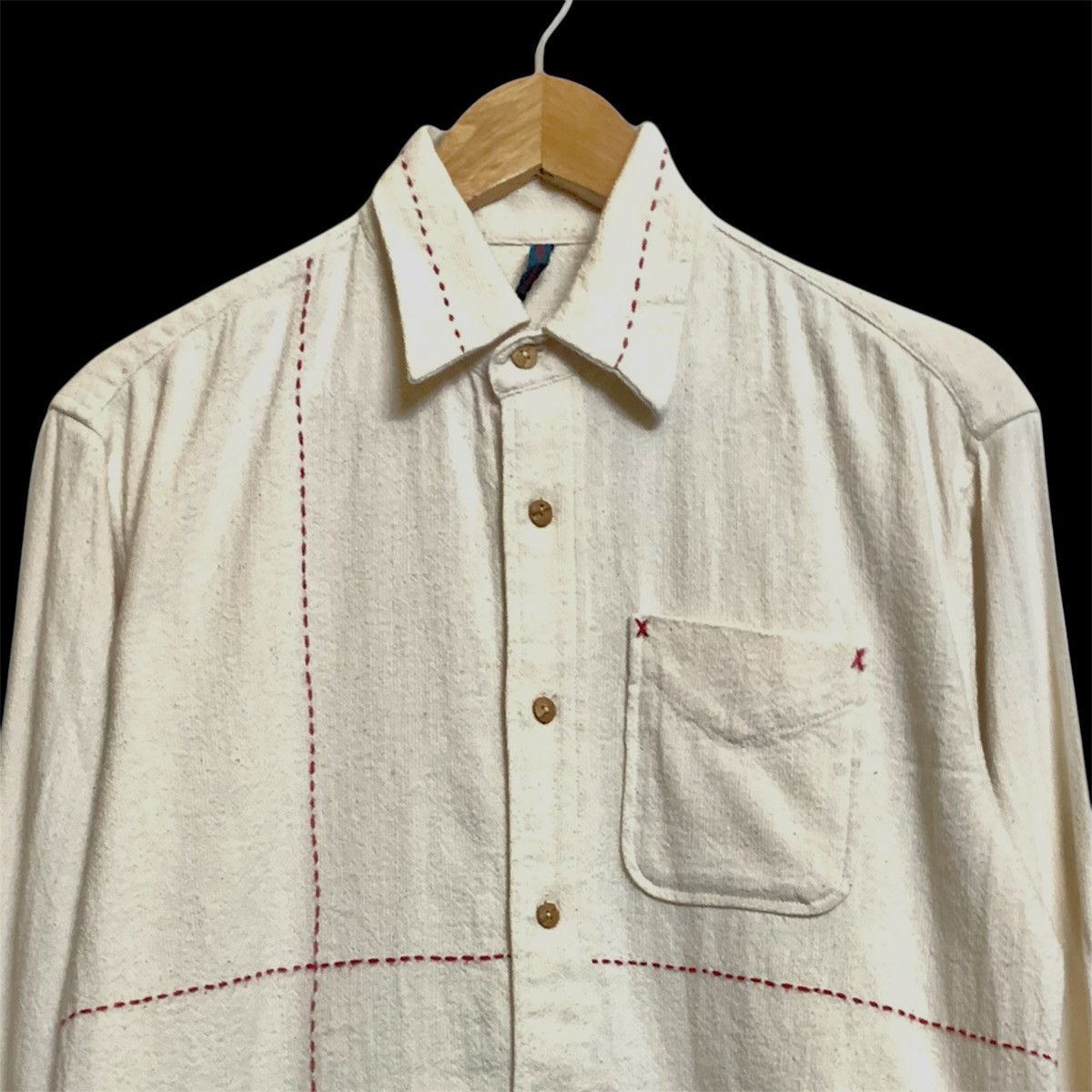 Eternal Eternal Japan Shasiko Button Front Shirt Size US L / EU 52-54 / 3 - 2 Thumbnail