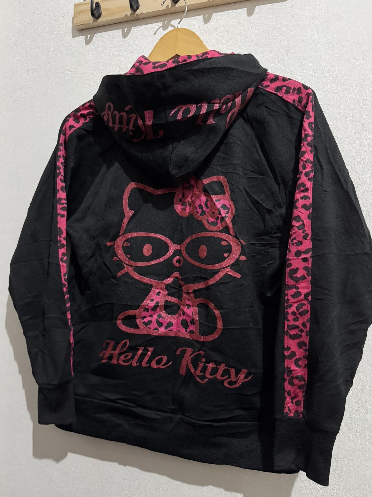 Japanese Brand Y2k Hello Kitty leopard ifsixwasnine style zip hoodie Size S / US 4 / IT 40 - 6 Thumbnail