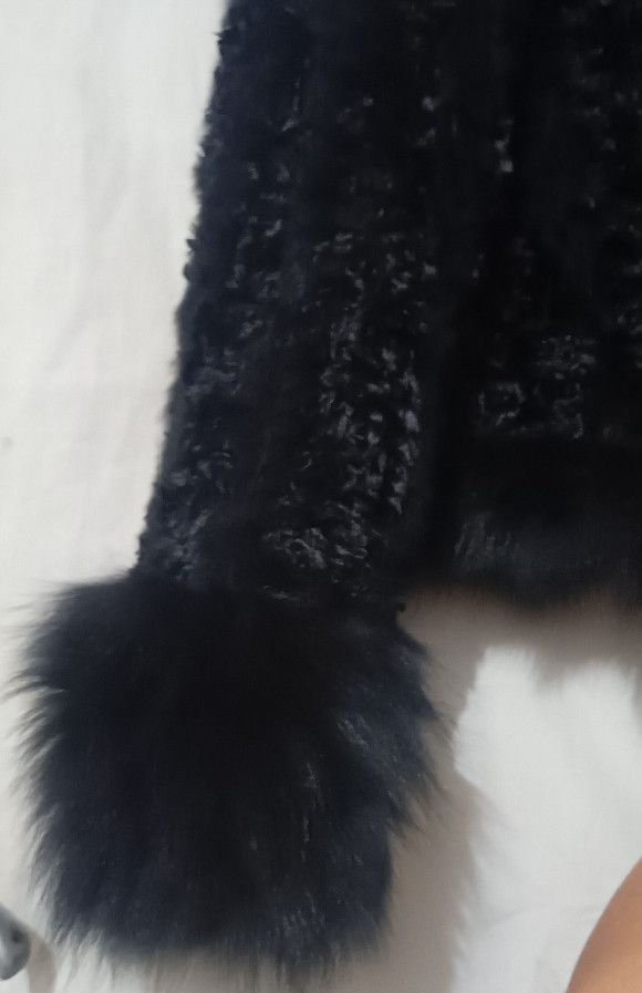 14th Addiction Vintage Y2K real Fur cropped coat jacket AvantGarde 00s Size L / US 10 / IT 46 - 13 Thumbnail