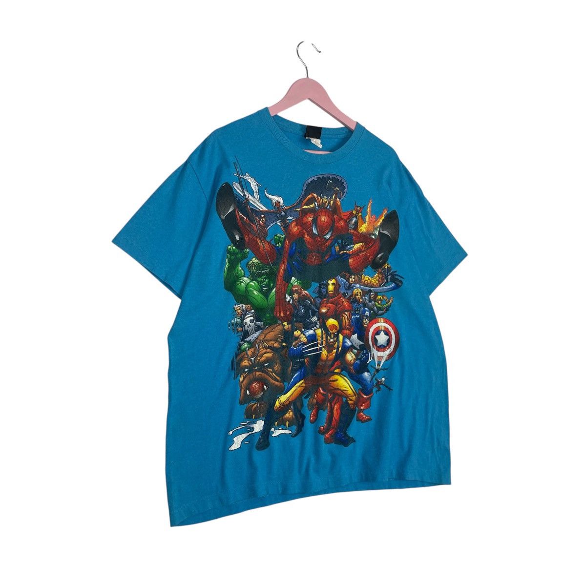 Designer × Vintage Vintage Mad Engine Marvel super heroes universe T-shirt Size US L / EU 52-54 / 3 - 2 Thumbnail