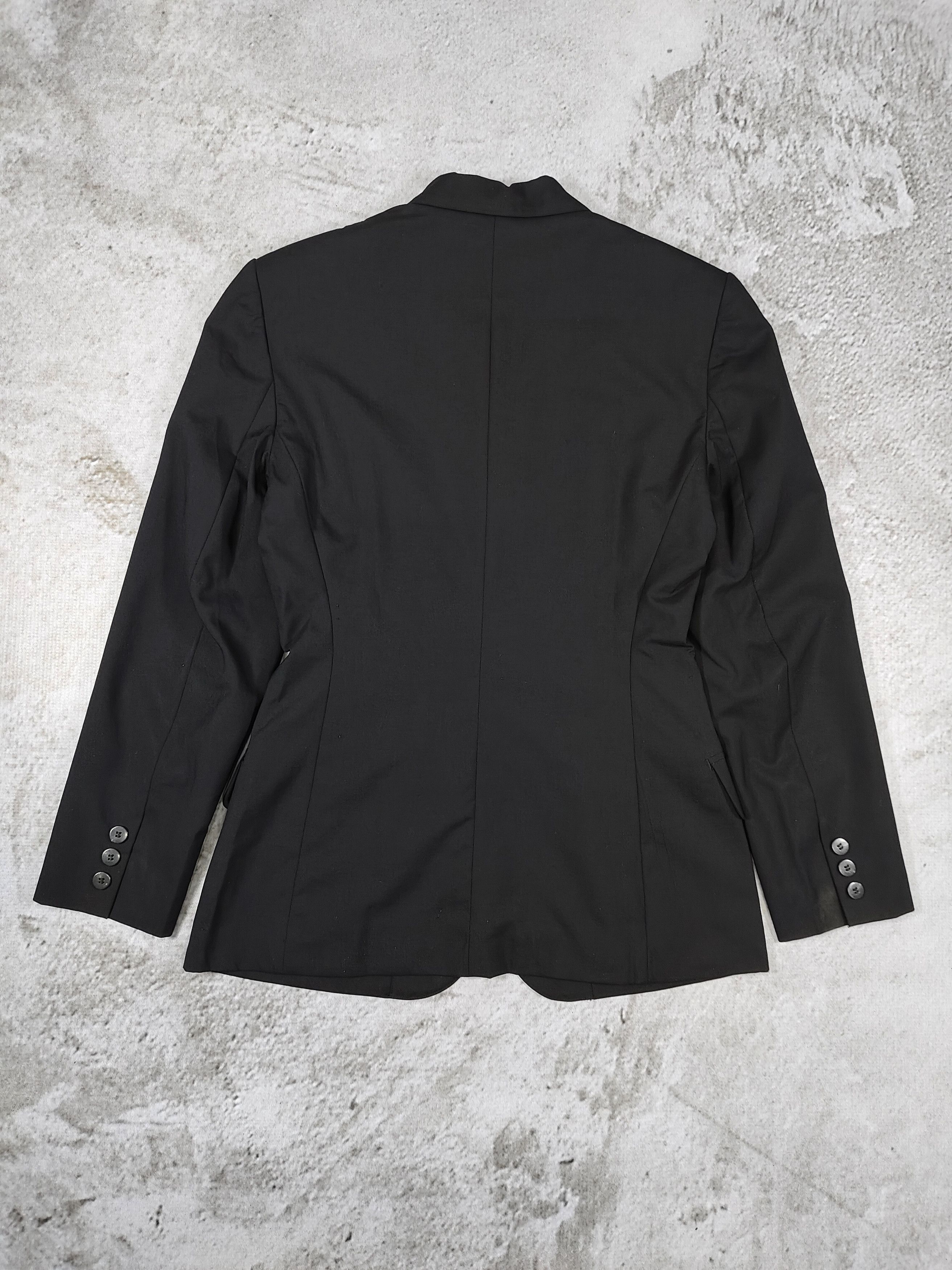 Jean Paul Gaultier 90s Gaultier Junior- Structured Tailored Minimal Wool Blazer Size M / US 6-8 / IT 42-44 - 8 Thumbnail