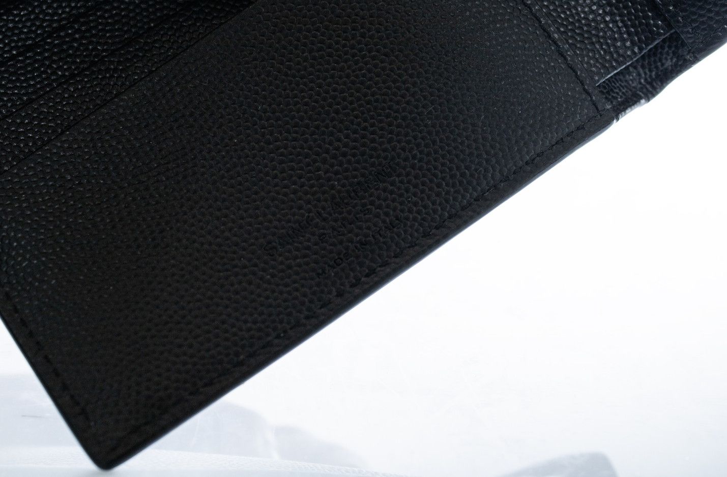 Saint Laurent Paris Saint Laurent, grained leather wallet Size ONE SIZE - 5 Thumbnail