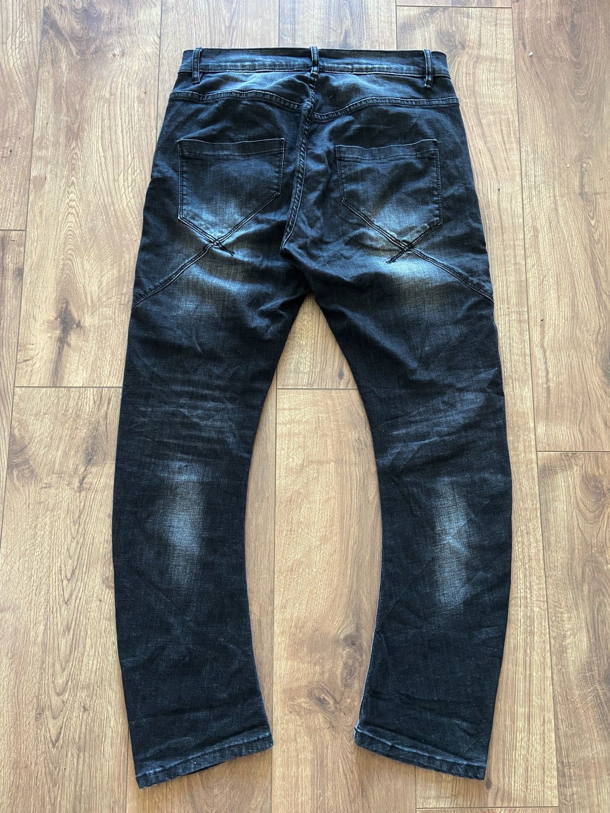14th Addiction 2000s Japanese J Cut Denim Jeans Kmrii If6was9 LGB style Size US 30 / EU 46 - 2 Thumbnail