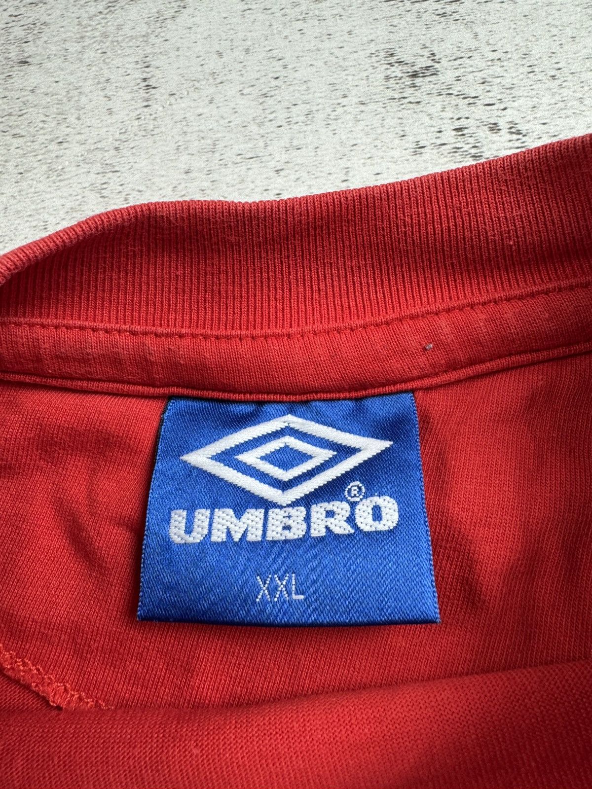 Umbro England 90s Umbro Men’s Vintage Long Sleeve National Soccer Football Jersey Size US XXL / EU 58 / 5 - 9 Thumbnail
