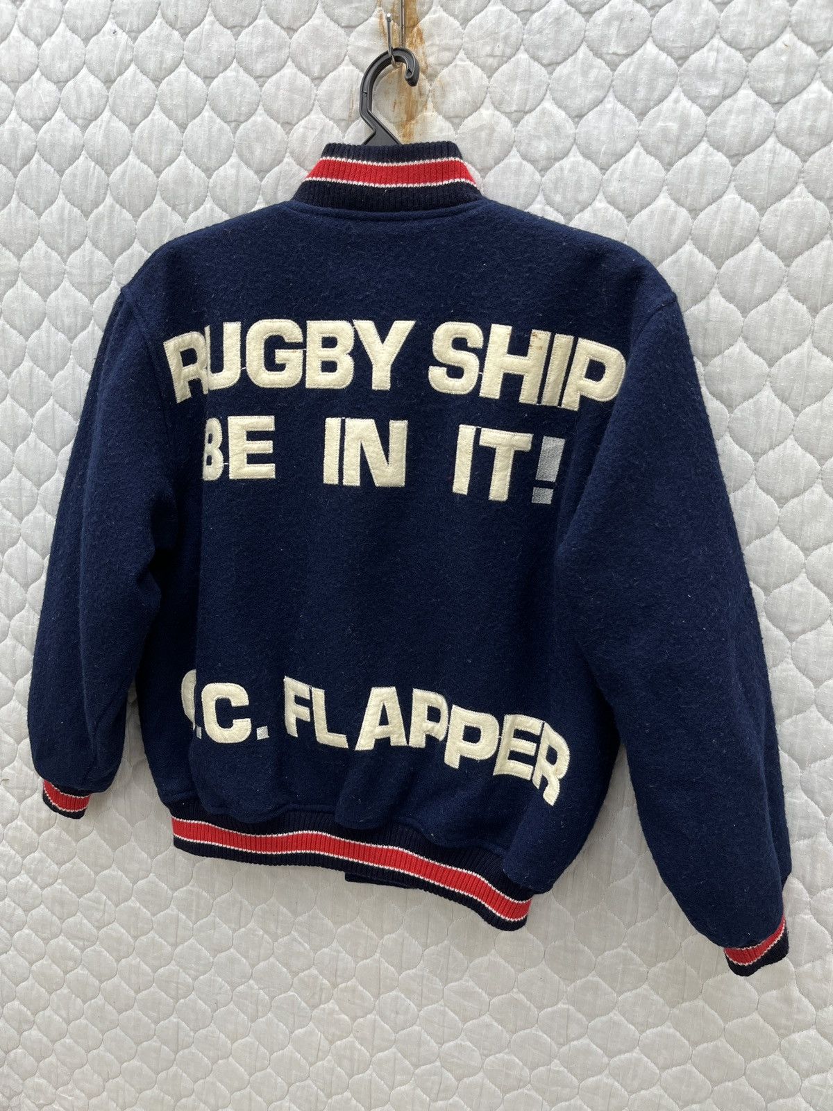 Vintage 🔥🔥🔥STEALS VTG RUGBY SHIP QC FLAPPER VARSITY JACKET Size S / US 4 / IT 40 - 2 Thumbnail