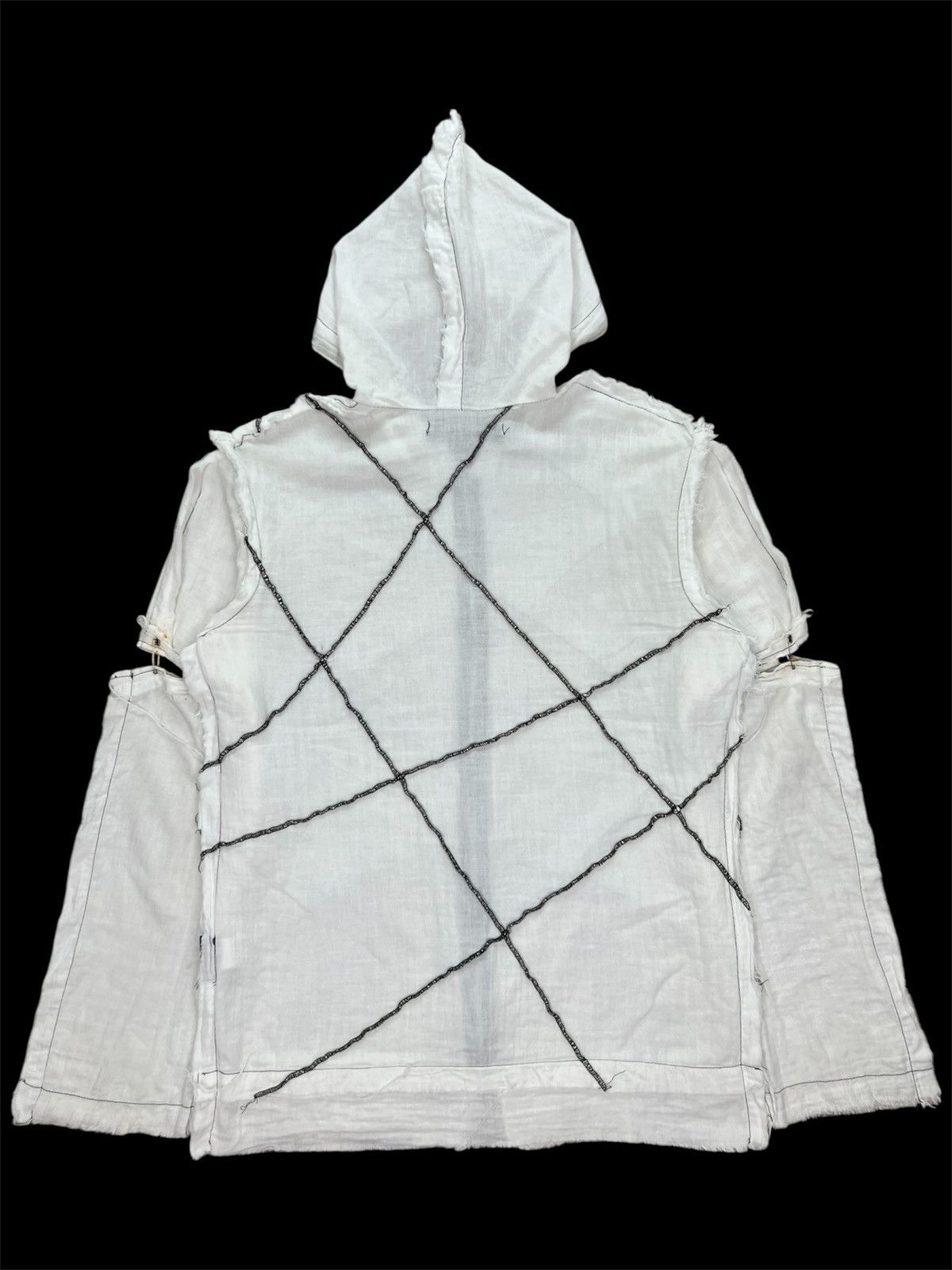 Seditionaries Vintage Acid Jazz Men Distressed Pin Zip Ups Hoodie Size US S / EU 44-46 / 1 - 2 Thumbnail
