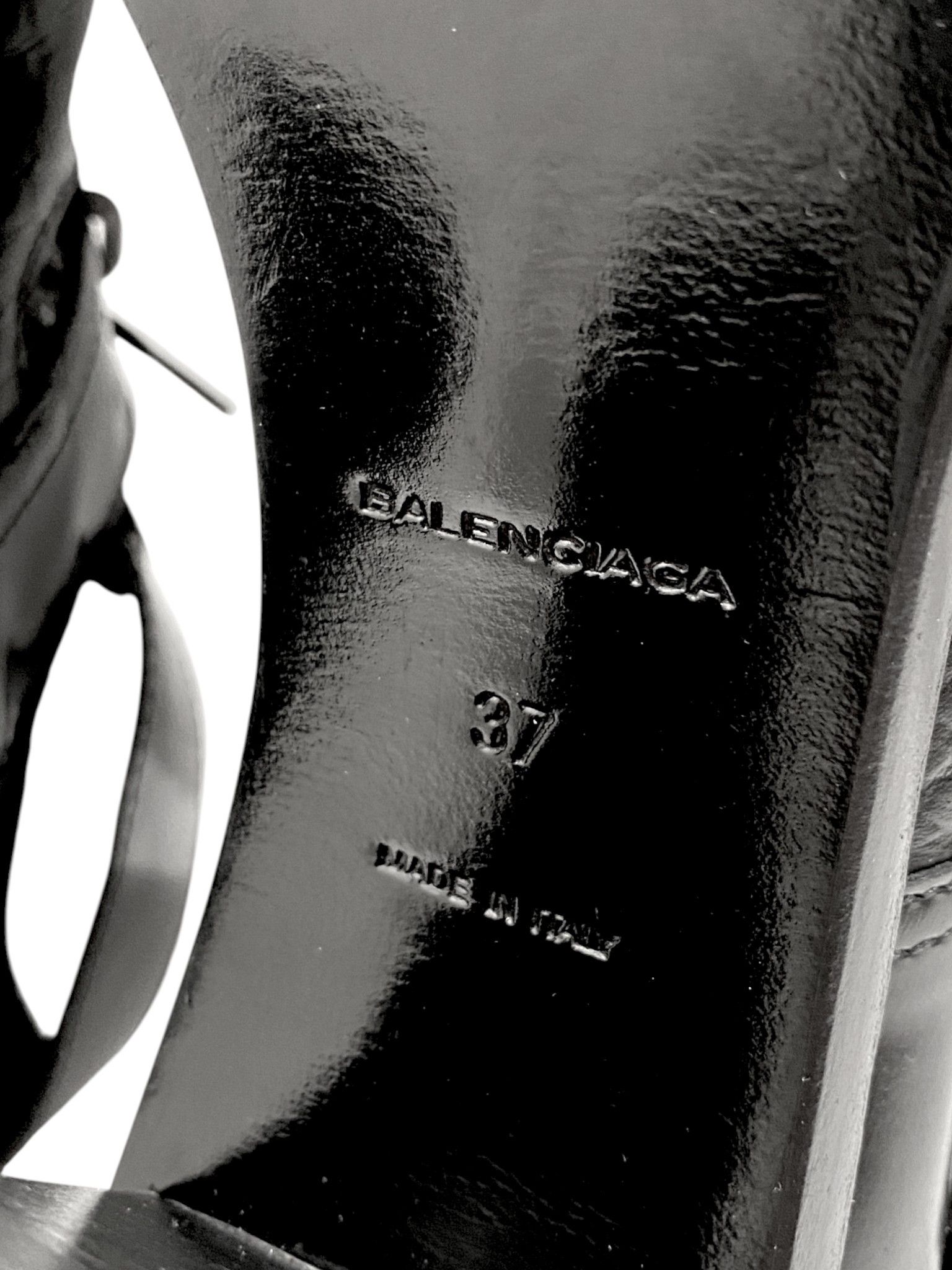Balenciaga Balenciaga Paris Black Leather Lace Heels Boots Vintage Y2K Size US 6 / IT 36 - 12 Thumbnail