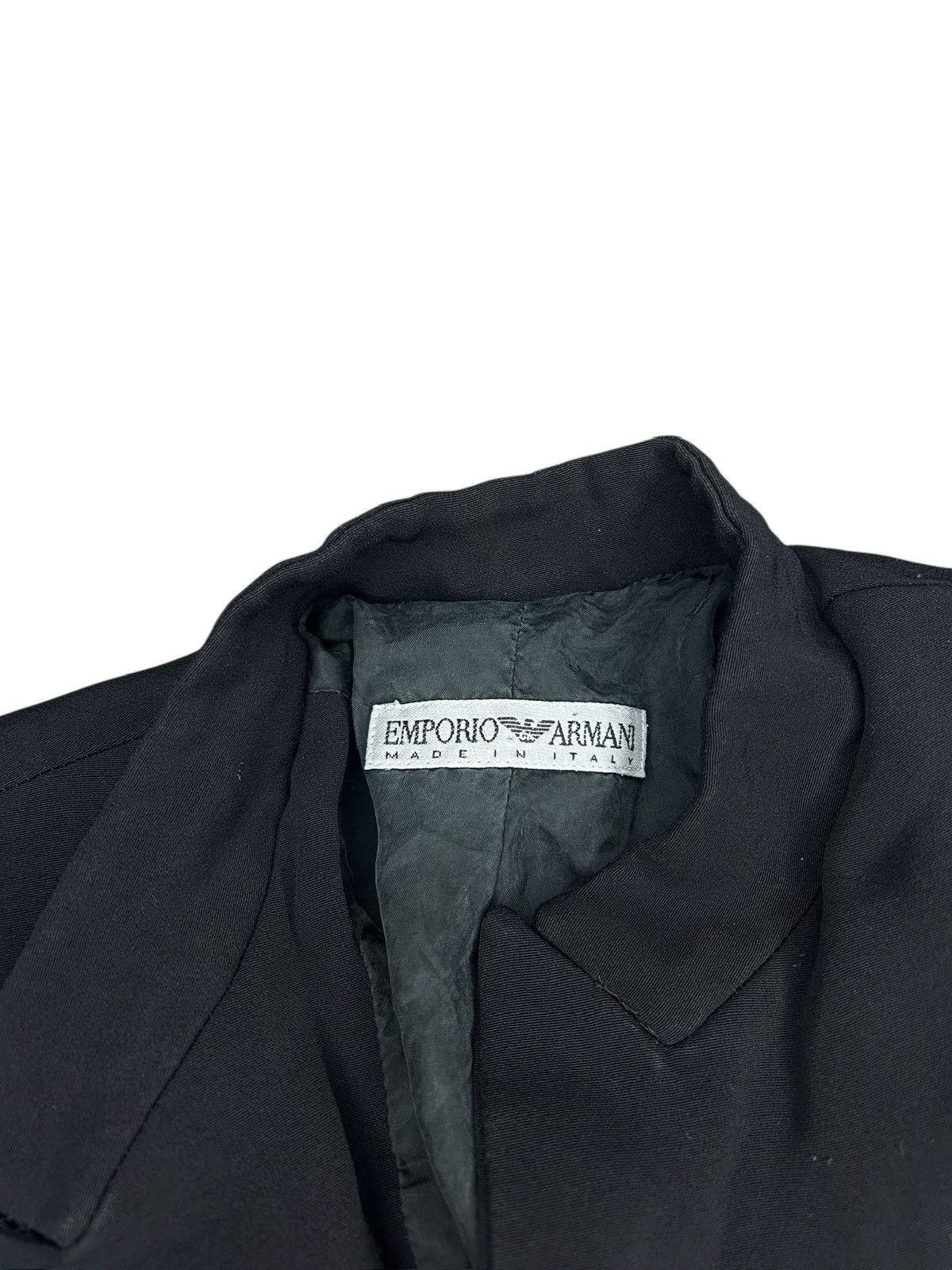 Emporio Armani 90s Fluid Blazer Size S / US 4 / IT 40 - 4 Thumbnail
