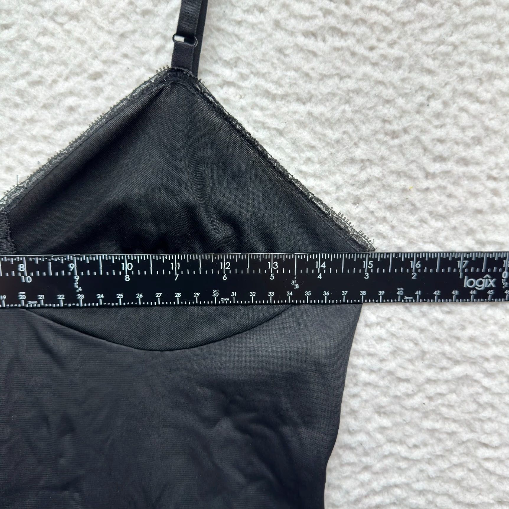 Vintage VINTAGE Vanity Fair Slip Dress 32 Medium Black Chemise Negligee Lingerie M Womens Nightwear Size M / US 6-8 / IT 42-44 - 4 Thumbnail