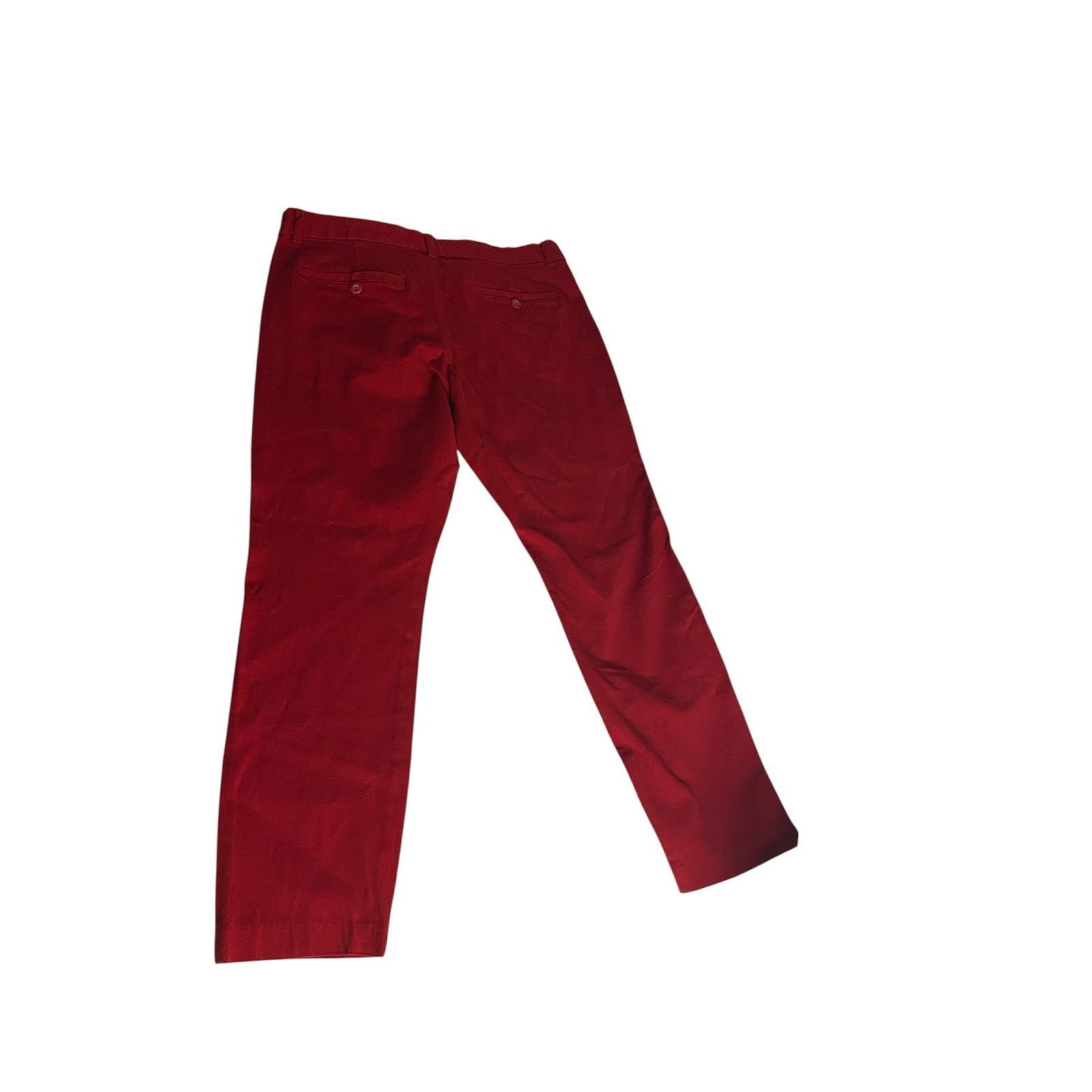 Gap Classic Russian Red Slim City Crop Pants Gap Size 8R Size 30" / US 8 / IT 44 - 6 Thumbnail